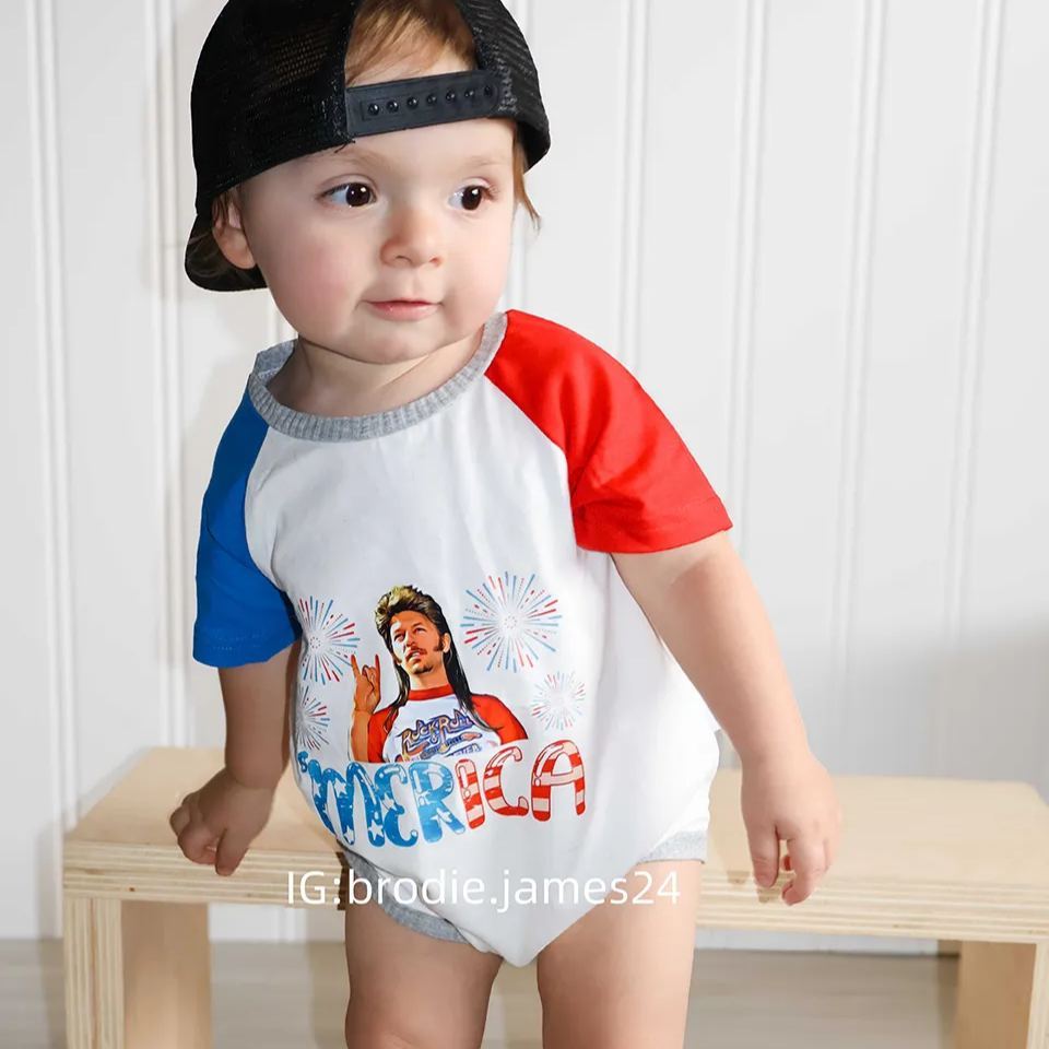 Baby 'Merica Bubble Romper