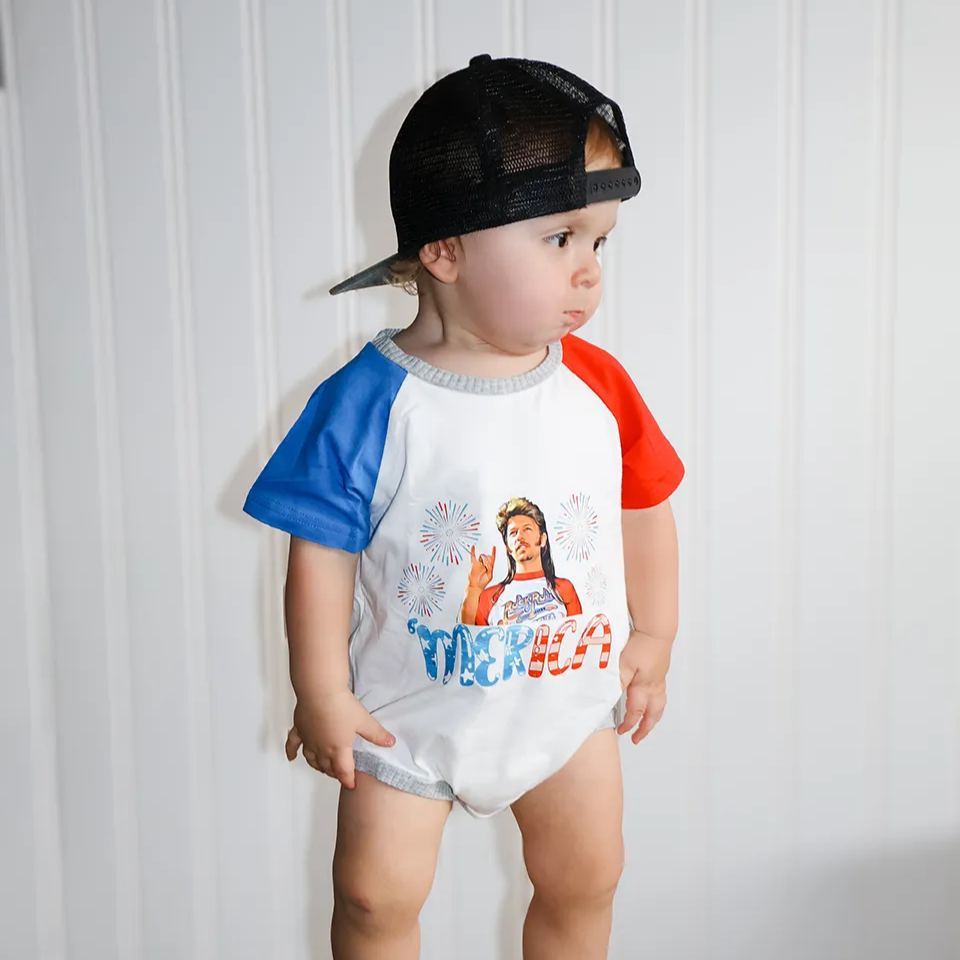 Baby 'Merica Bubble Romper