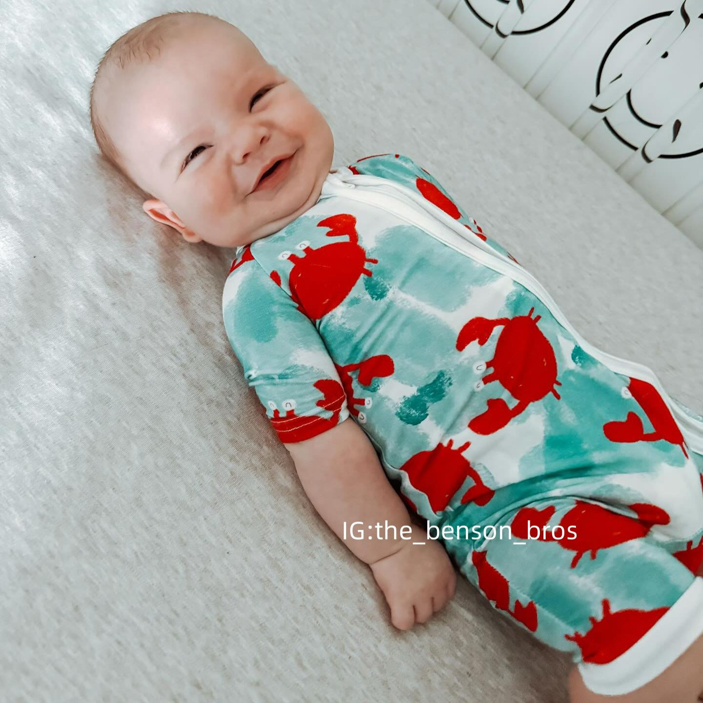 Newborn Crab Bamboo Sleeper