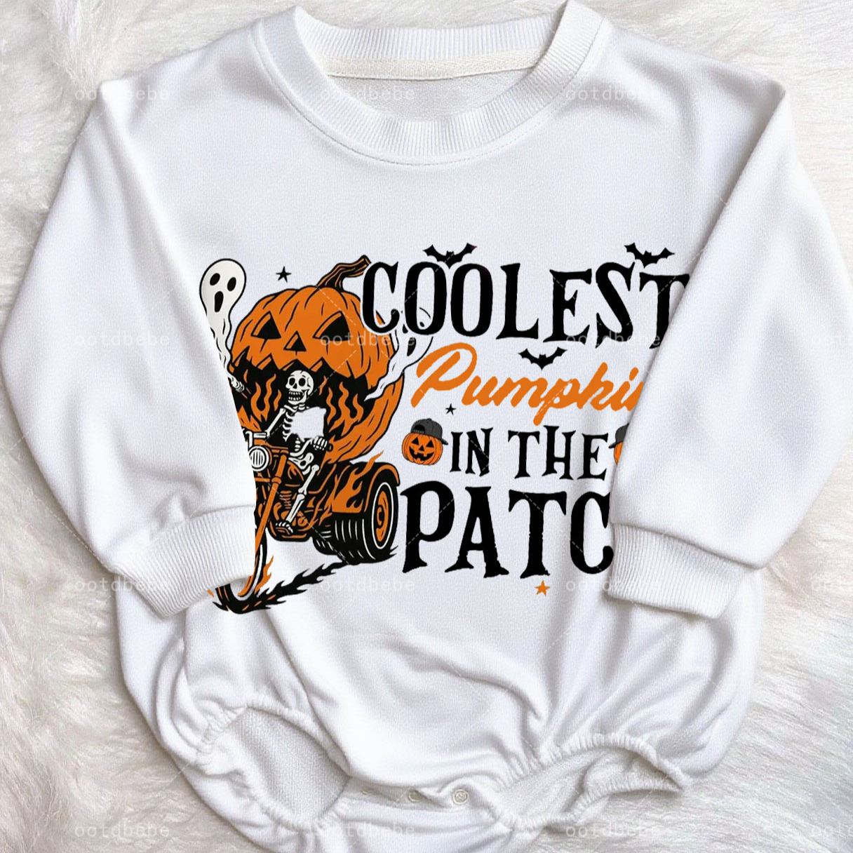 [Copy]Baby Happy Halloween Bruh Romper