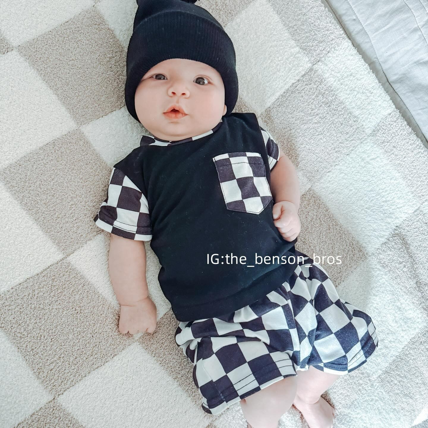 Baby Boy Checkboard Set