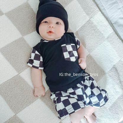 Baby Boy Checkboard Set
