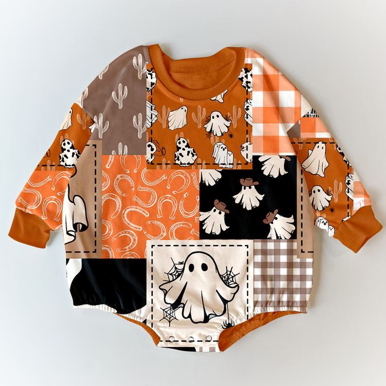 Baby Halloween Cowboy Romper