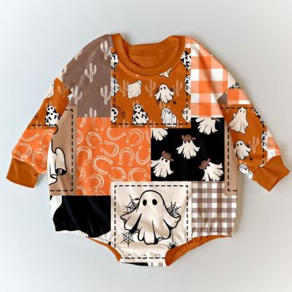 Baby Halloween Cowboy Romper