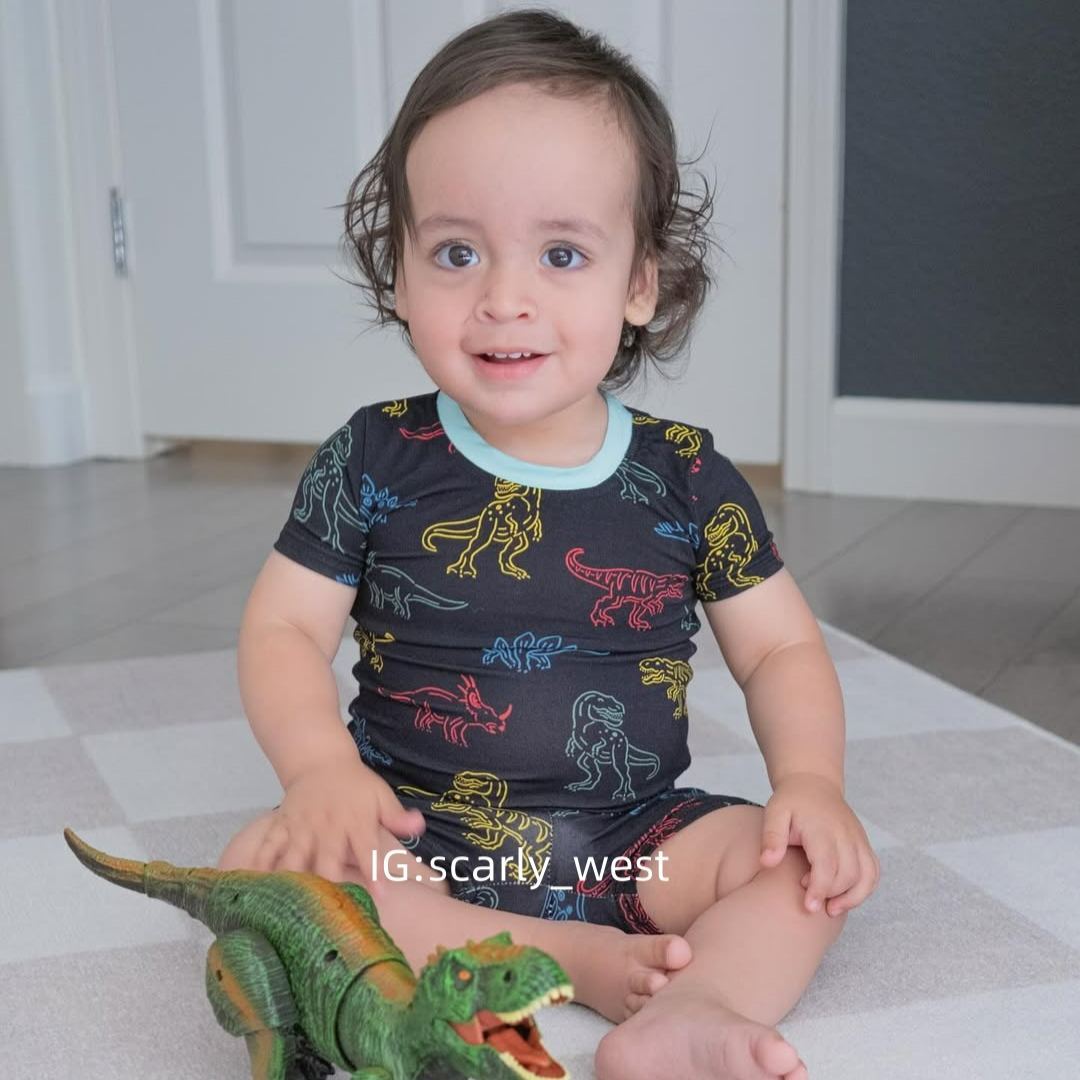Kid Dinosaur Bamboo Set ( 2-6Y )