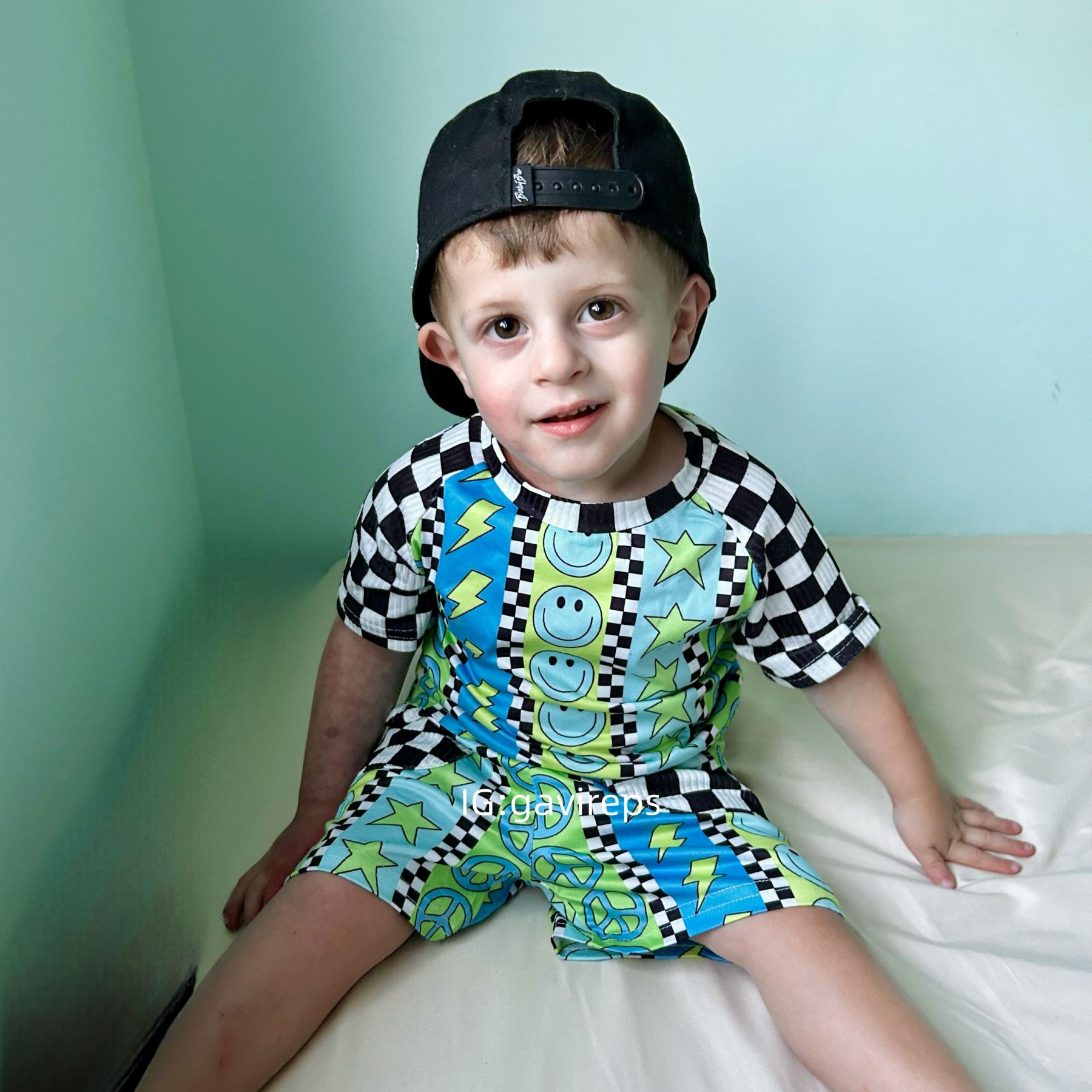 Toddler Patchwork Checkered Set