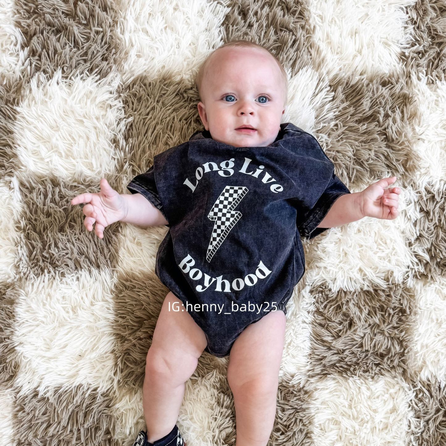 Baby Long Live Boyhood Romper