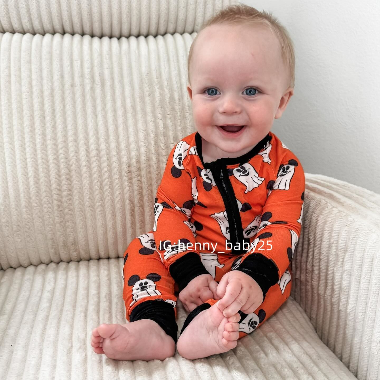 Newborn Halloween Ghost Bamboo Sleeper