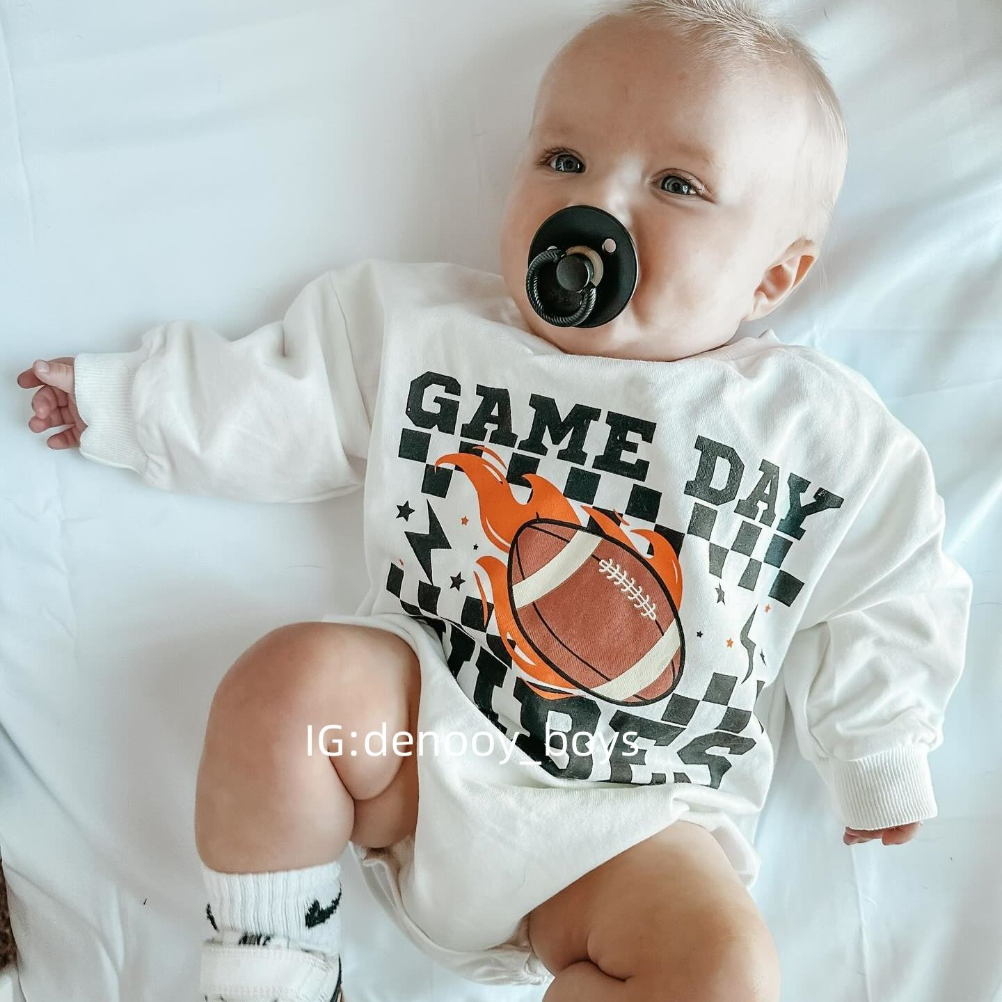 Baby Game Day Vibes Romper