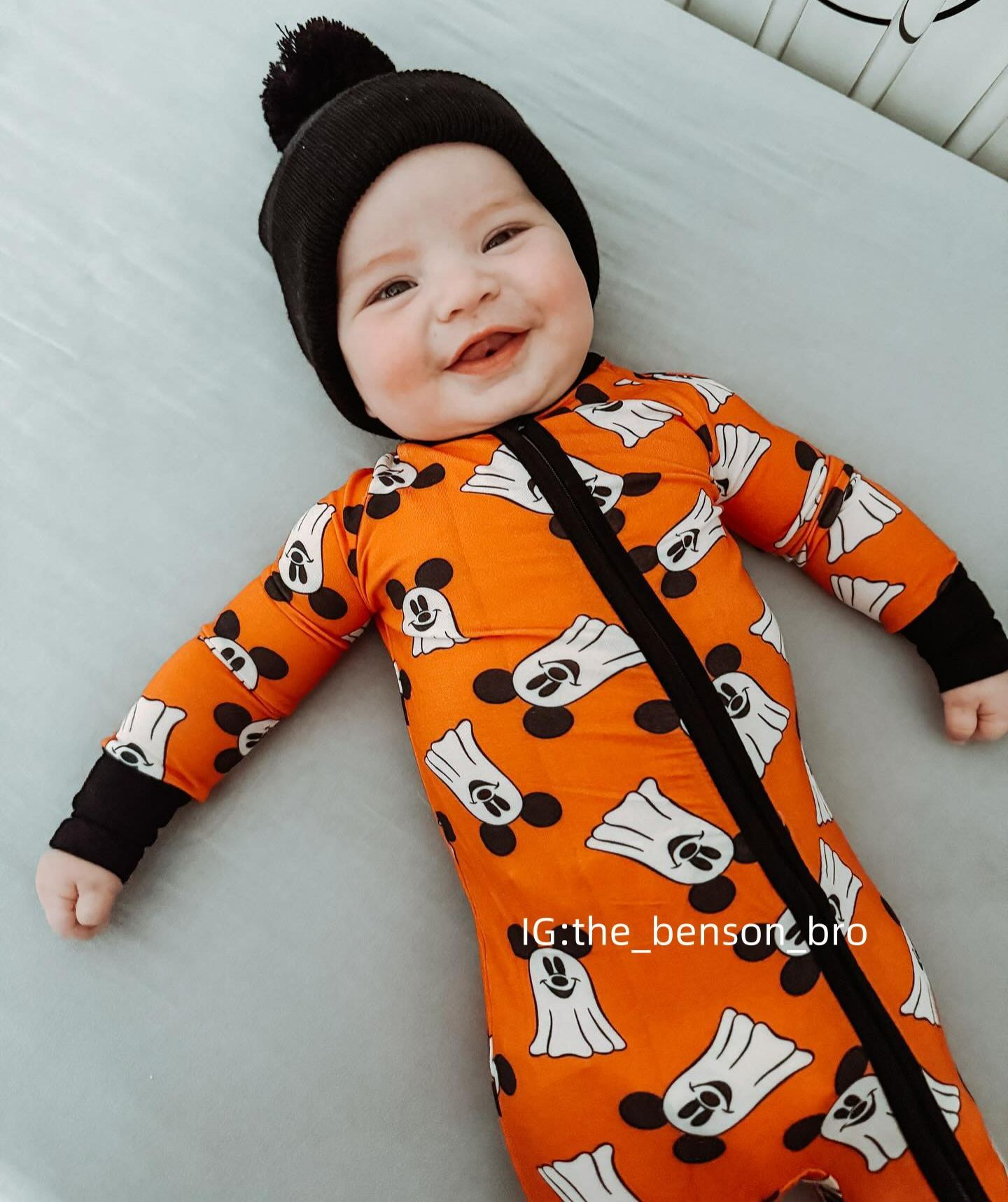 Newborn Halloween Ghost Bamboo Sleeper