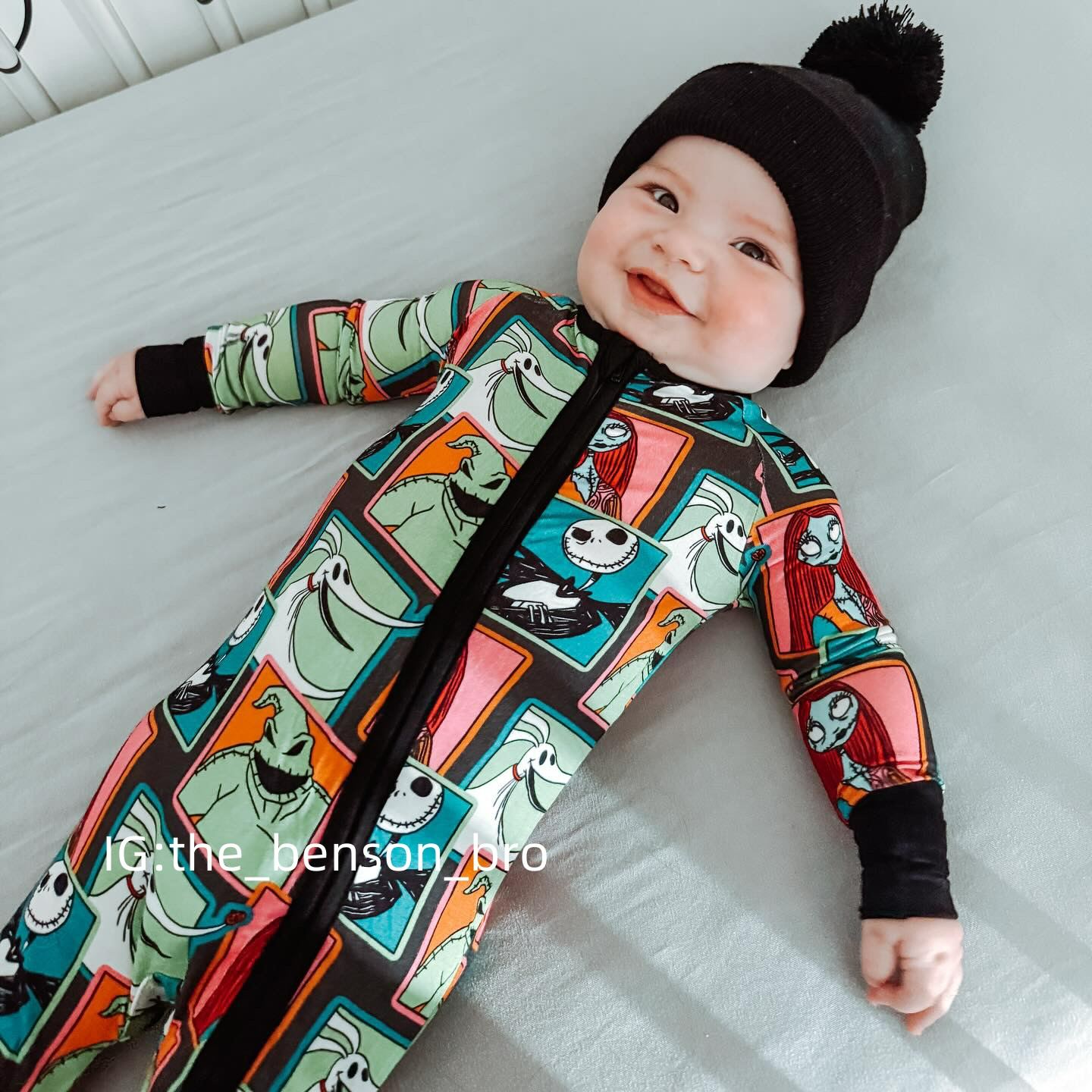 Newborn Nightmare Before Christmas Bamboo Sleeper