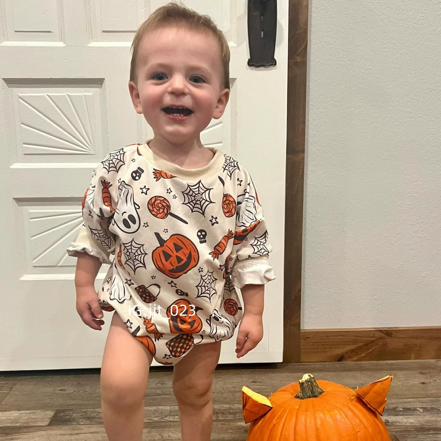 Baby Halloween Bubble Romper