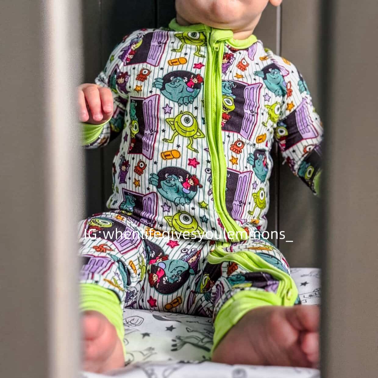 Newborn Monster Halloween Bamboo Sleeper