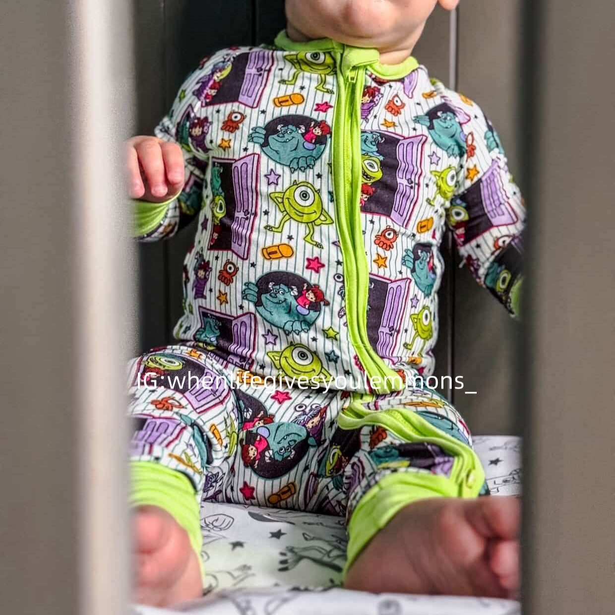 Newborn Monster Halloween Bamboo Sleeper