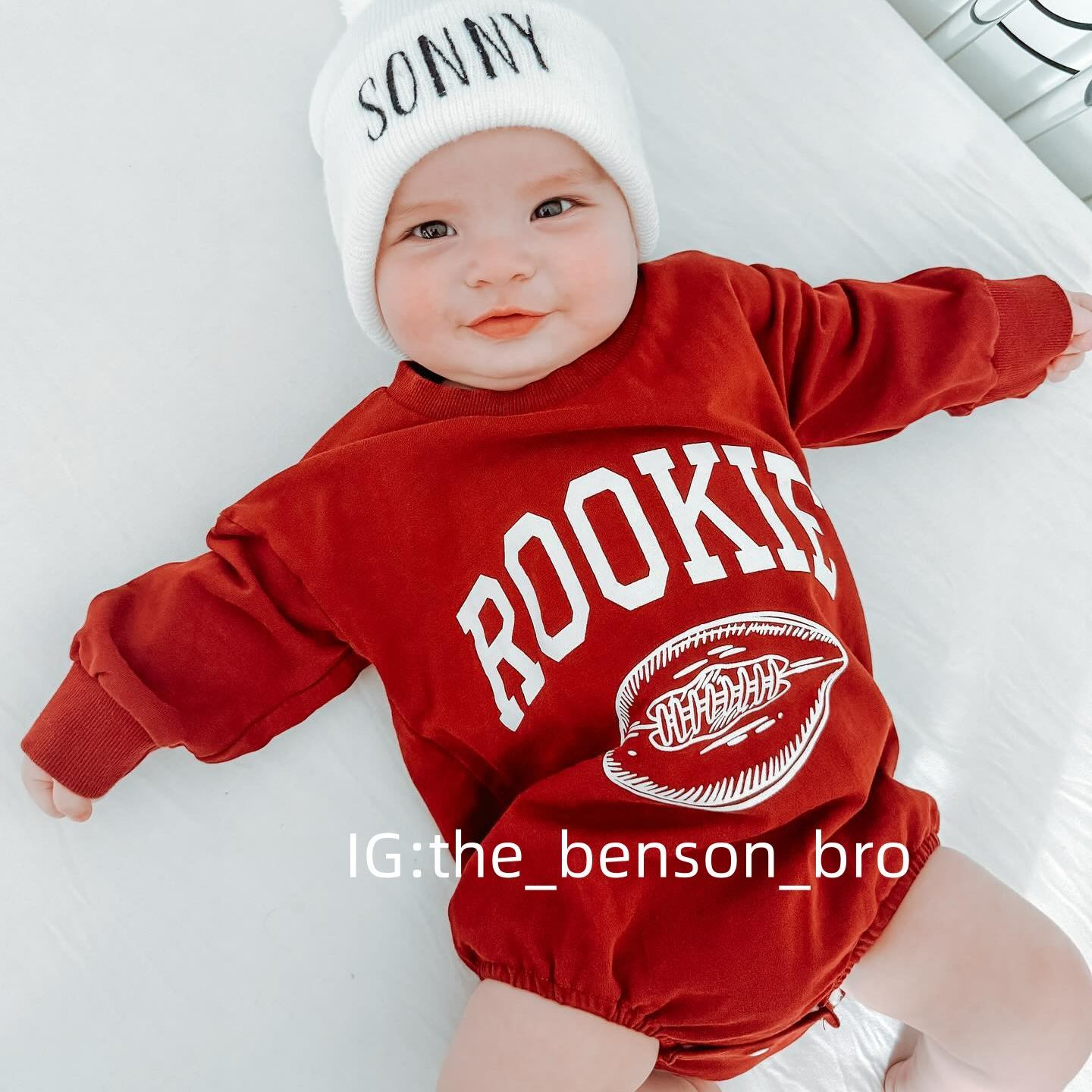 Baby Football Rookie Romper