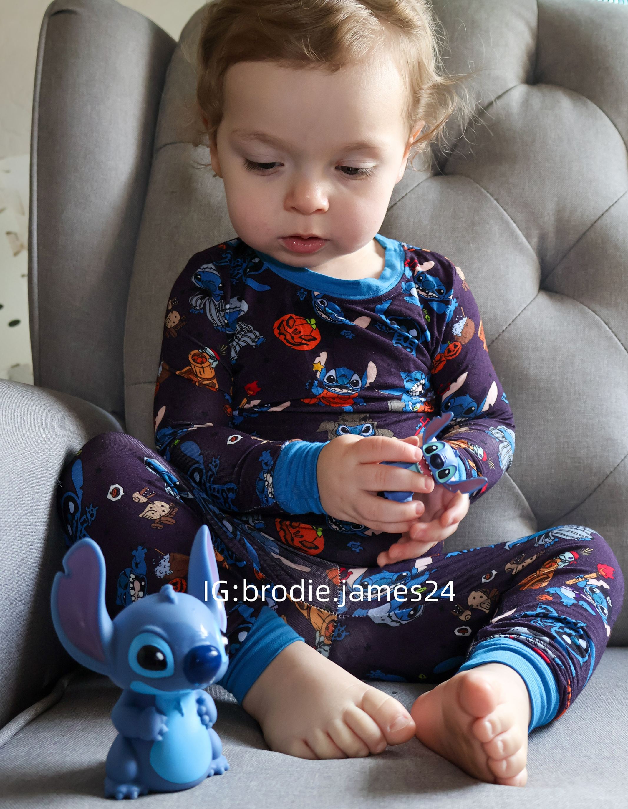 Kid Stitch Halloween Bamboo Set ( 2-6Y )