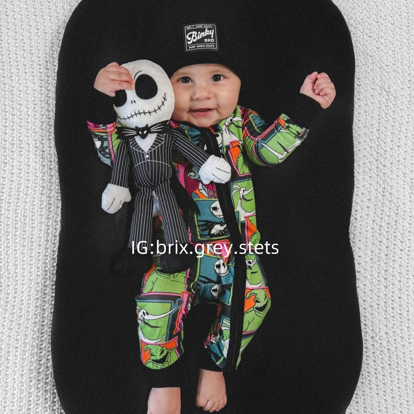 Newborn Nightmare Before Christmas Bamboo Sleeper
