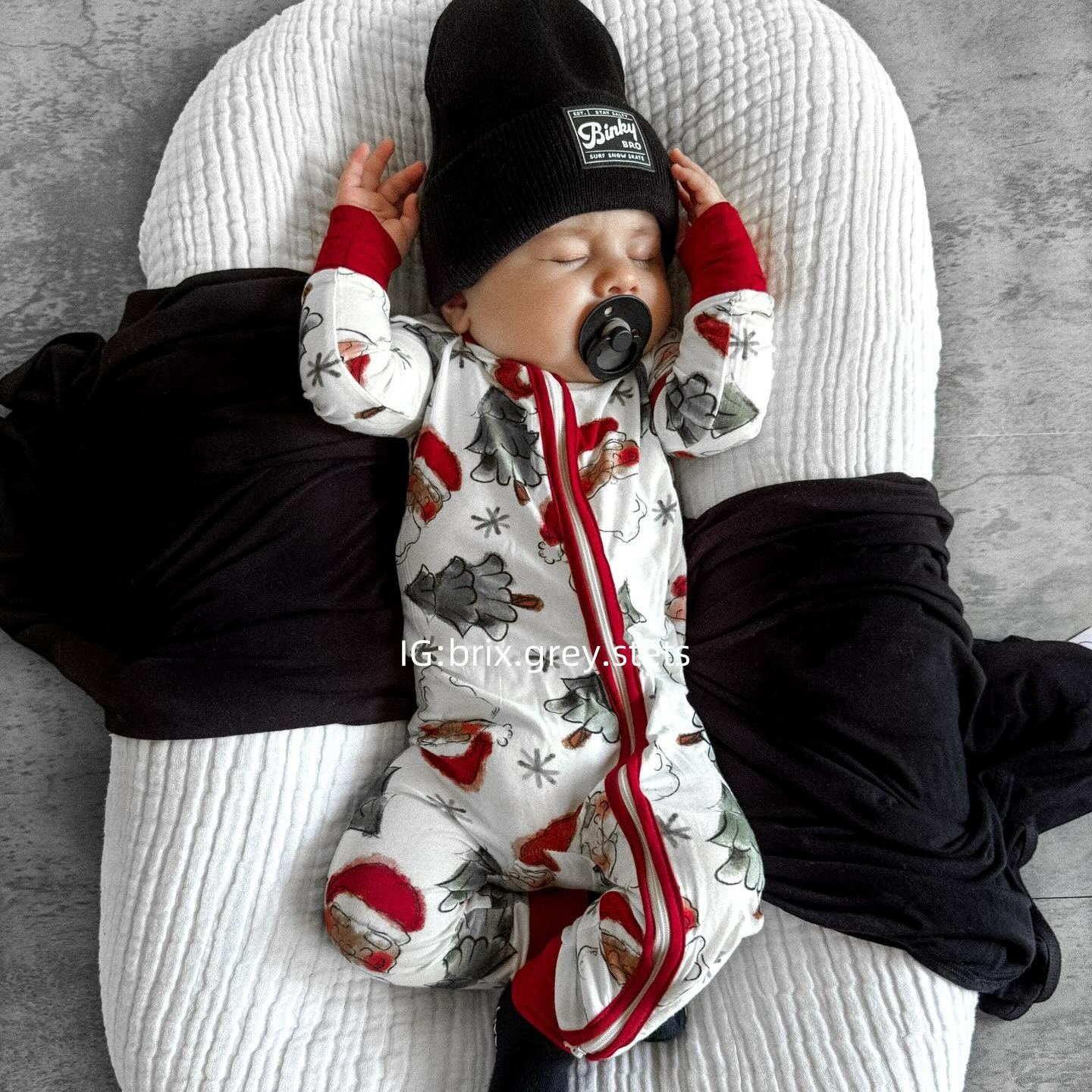 Baby Christmas Bamboo Jumpsuit