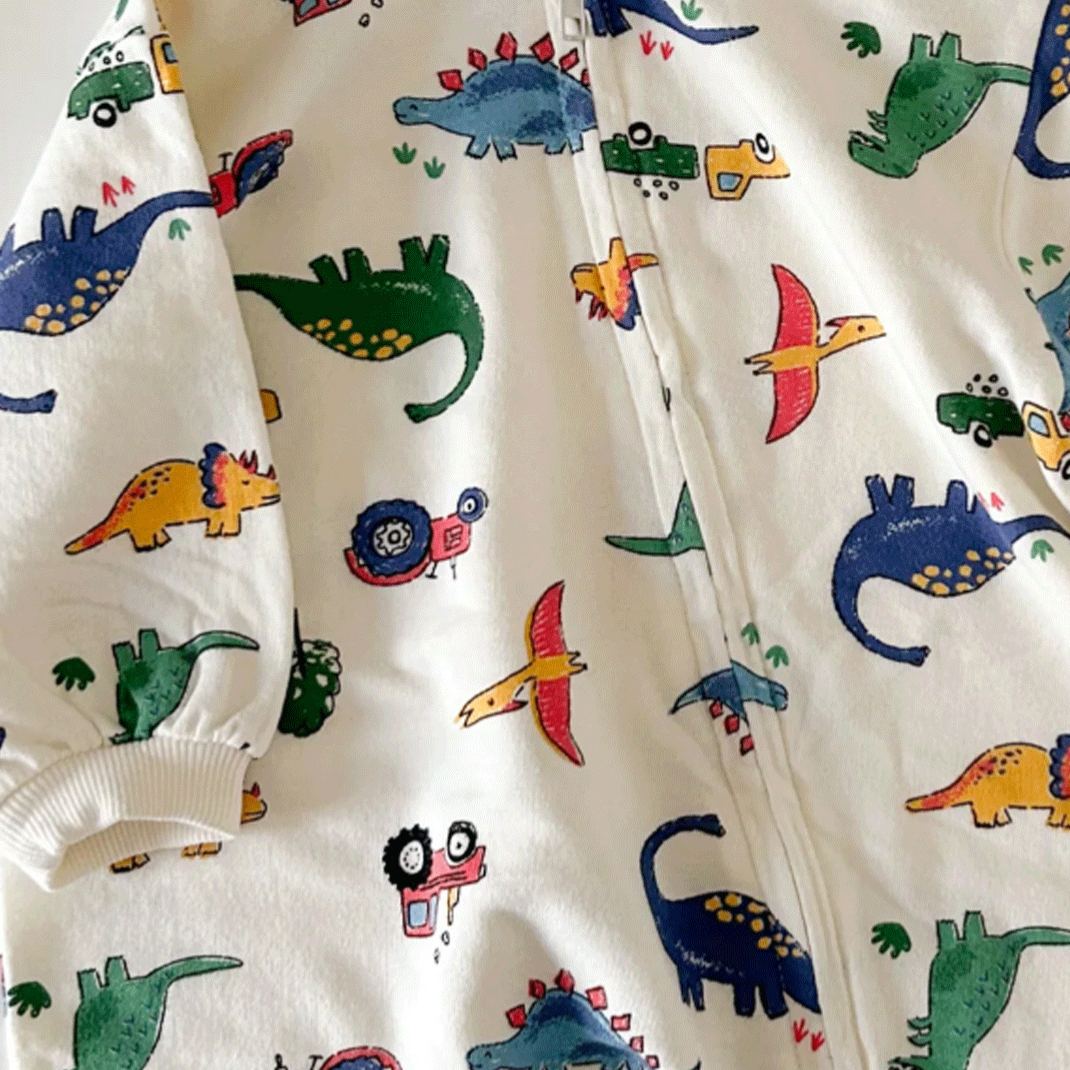 [Copy]Baby Dinosaur Hooded Jumpsuit