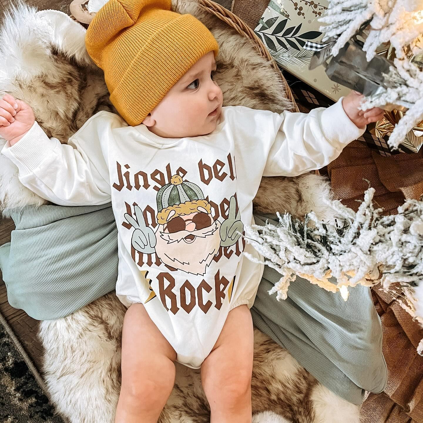 Baby Jingle Bell Rock Romper