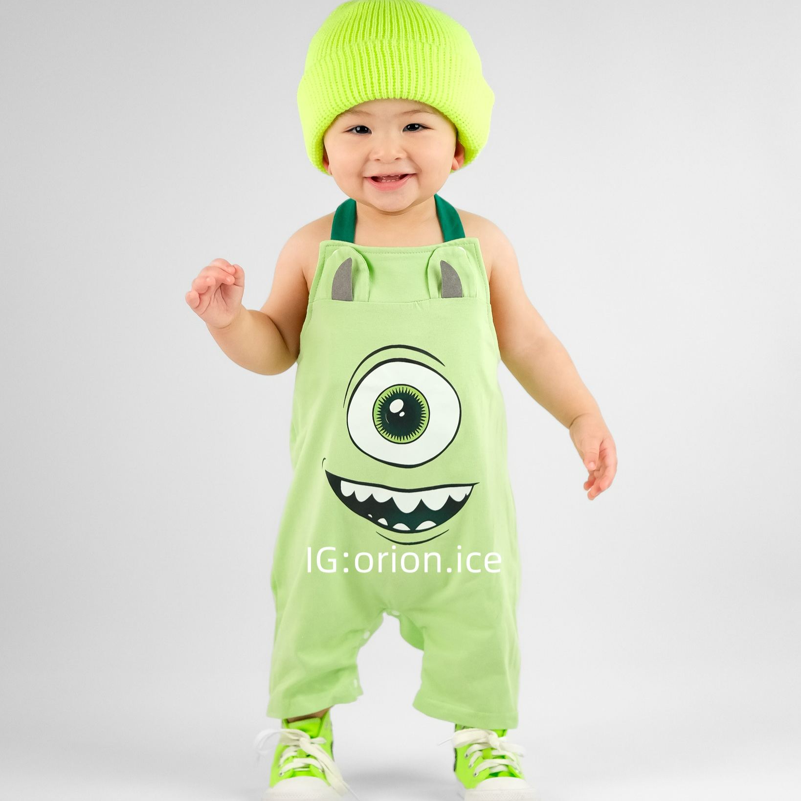 Baby Mike Wazowski Jumpsuit