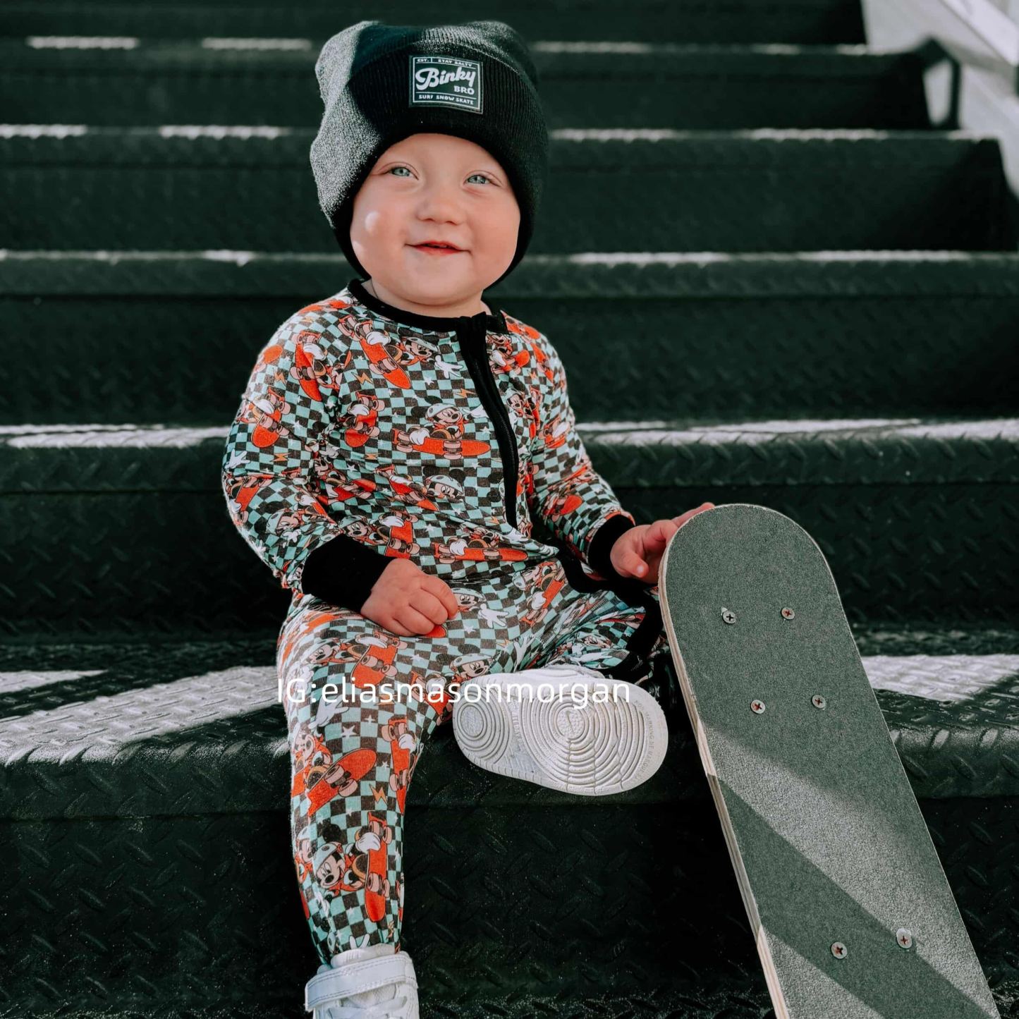 Newborn Mickey Skateboard Bamboo Sleeper