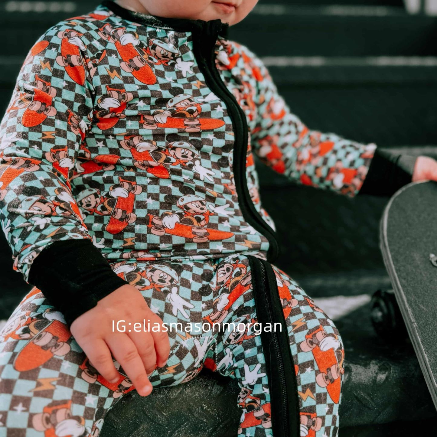 Newborn Mickey Skateboard Bamboo Sleeper