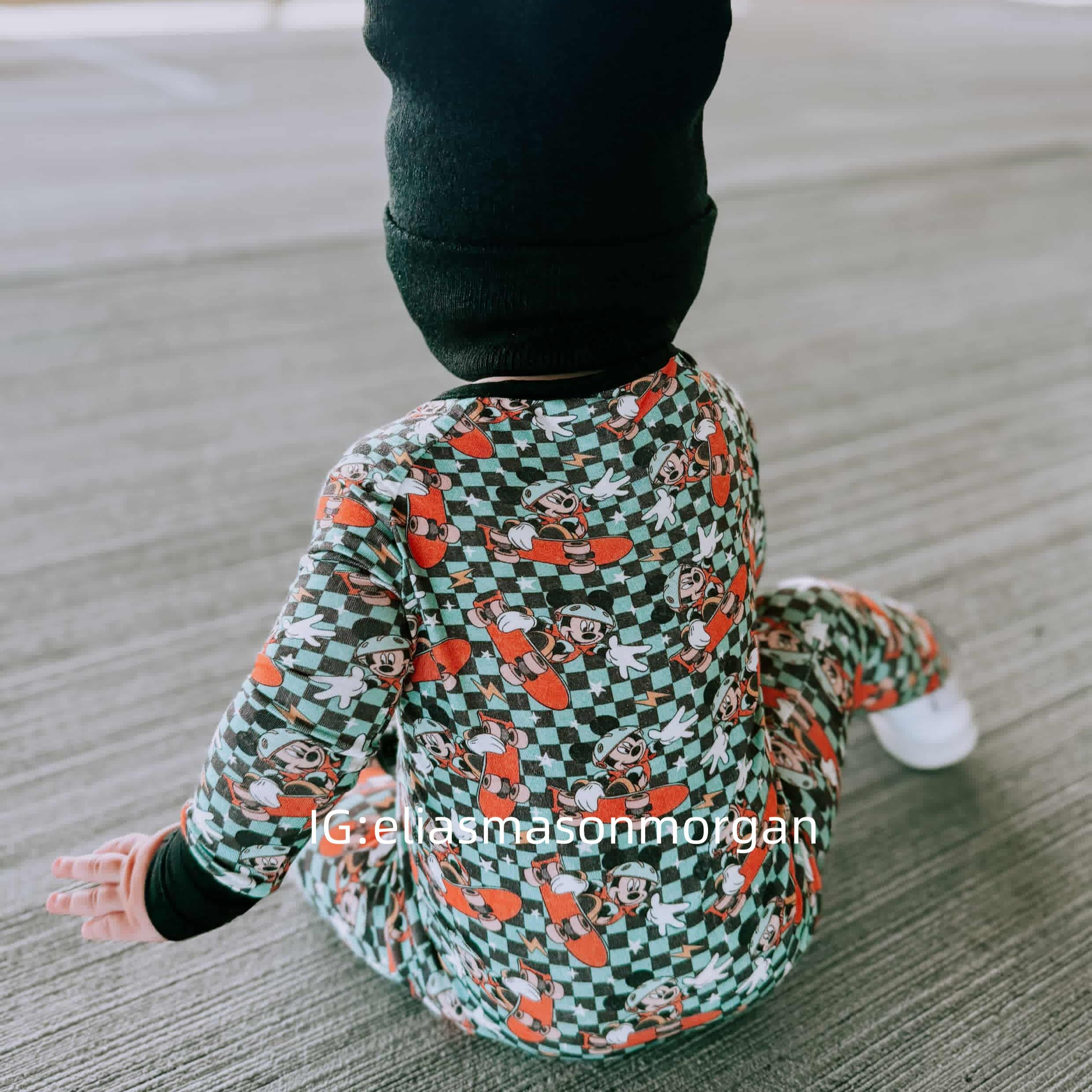 Newborn Mickey Skateboard Bamboo Sleeper