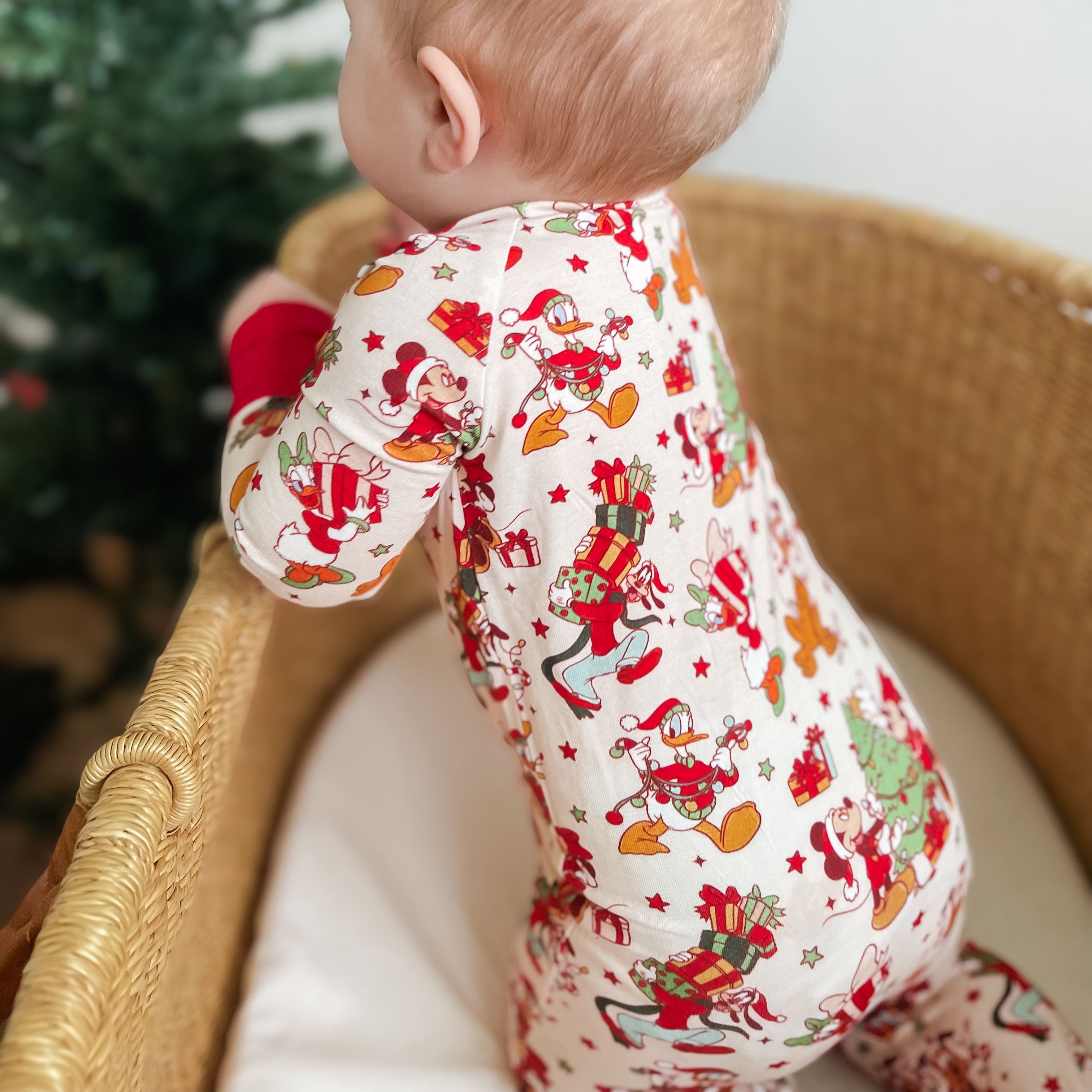 Newborn Christmas Bamboo Sleeper