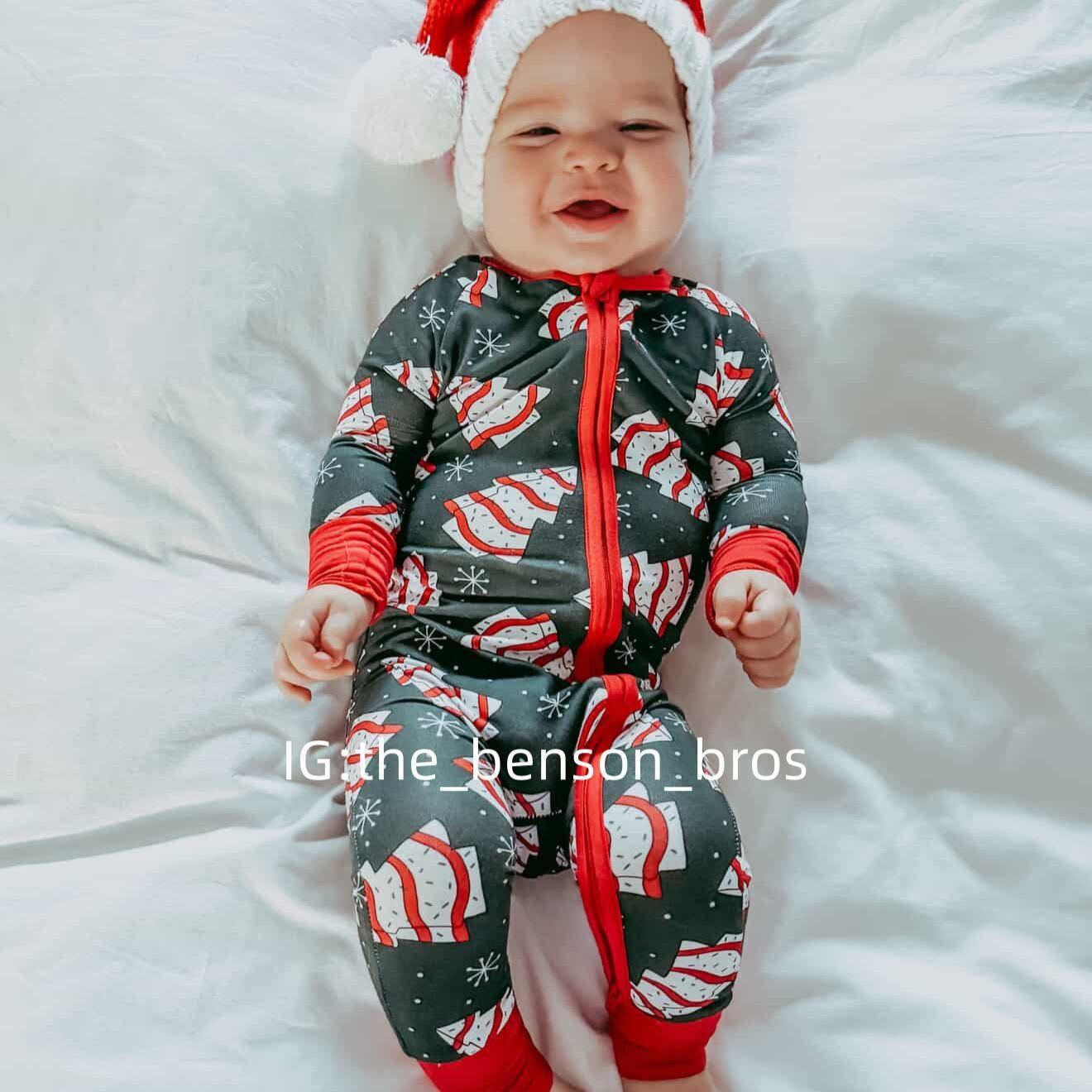 Newborn Christmas Tree Cake Bamboo Sleeper