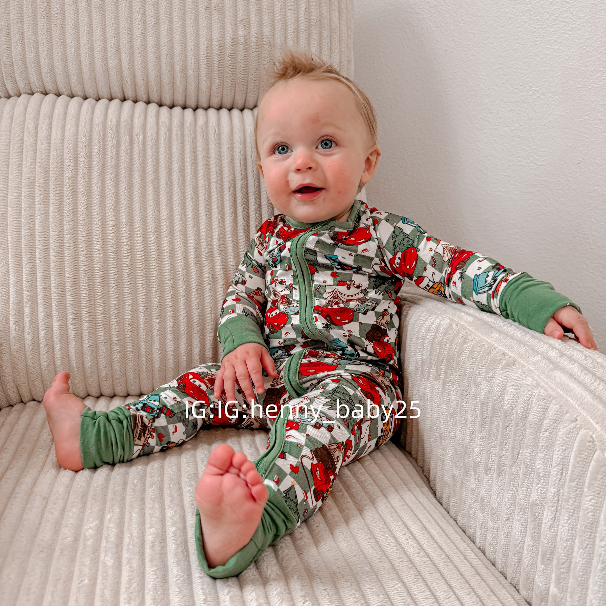 Newborn Cars Christmas Bamboo Sleeper