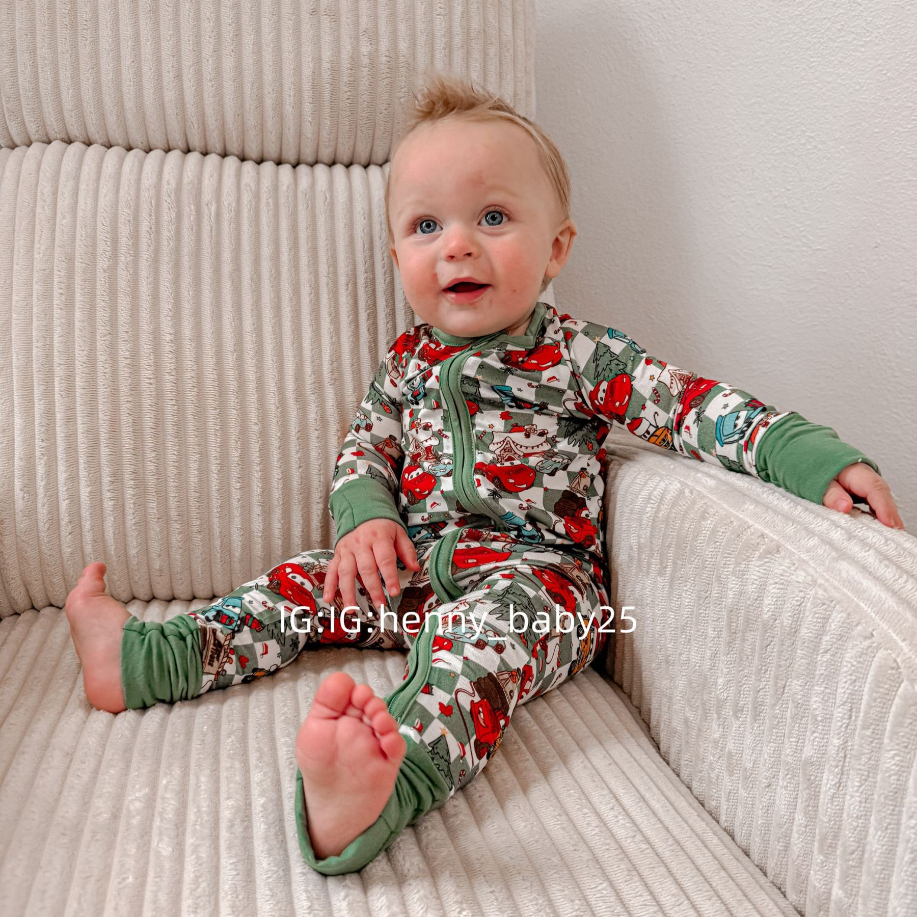 Newborn Cars Christmas Bamboo Sleeper