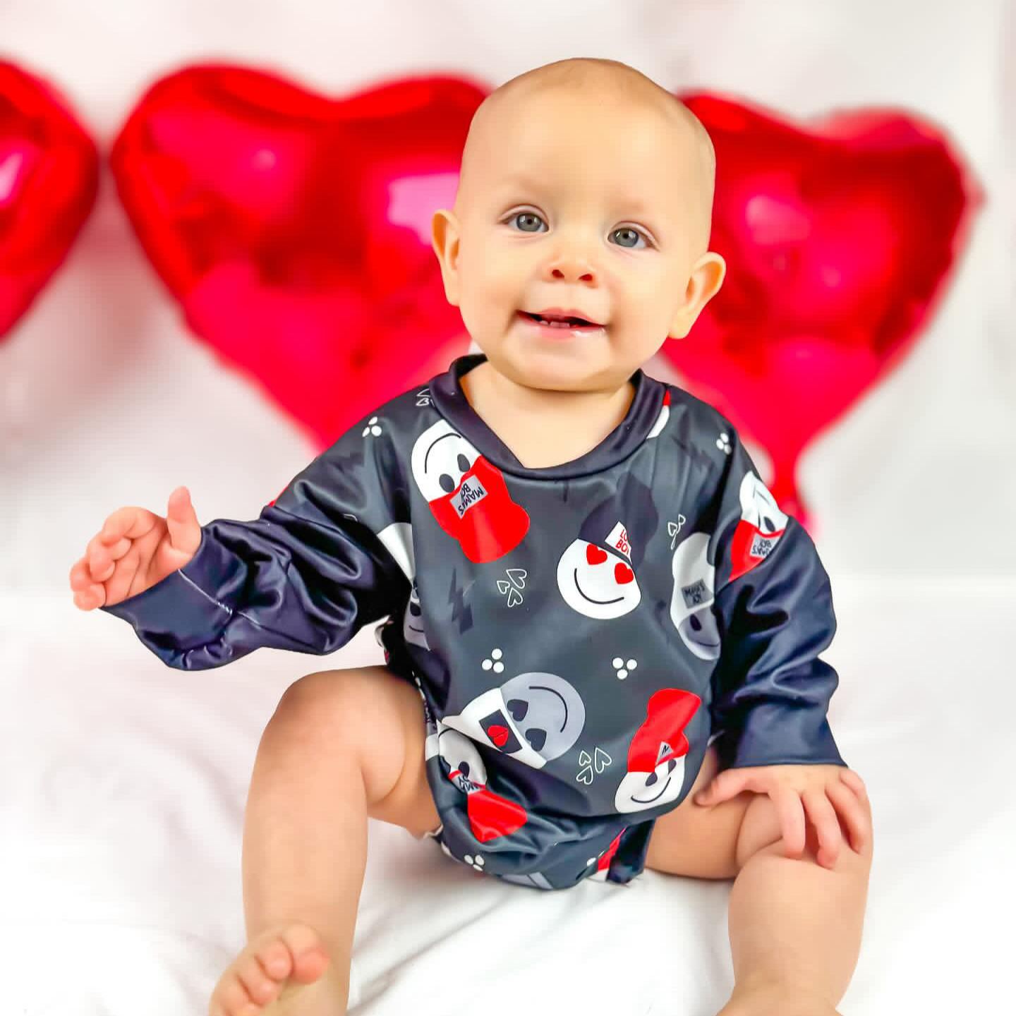 Baby Mama's Boy Valentine Romper