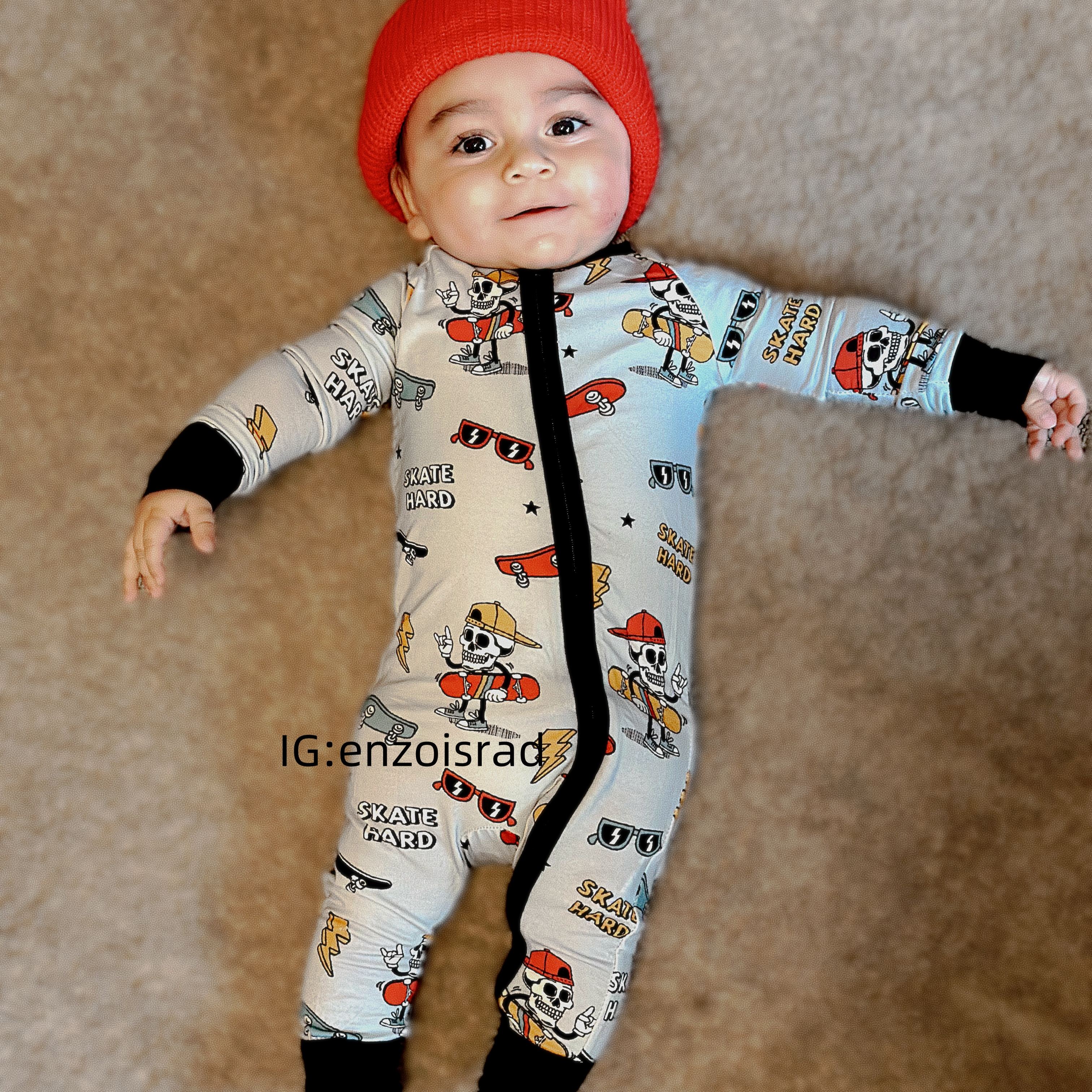 Newborn Skate Hard Bamboo Sleeper