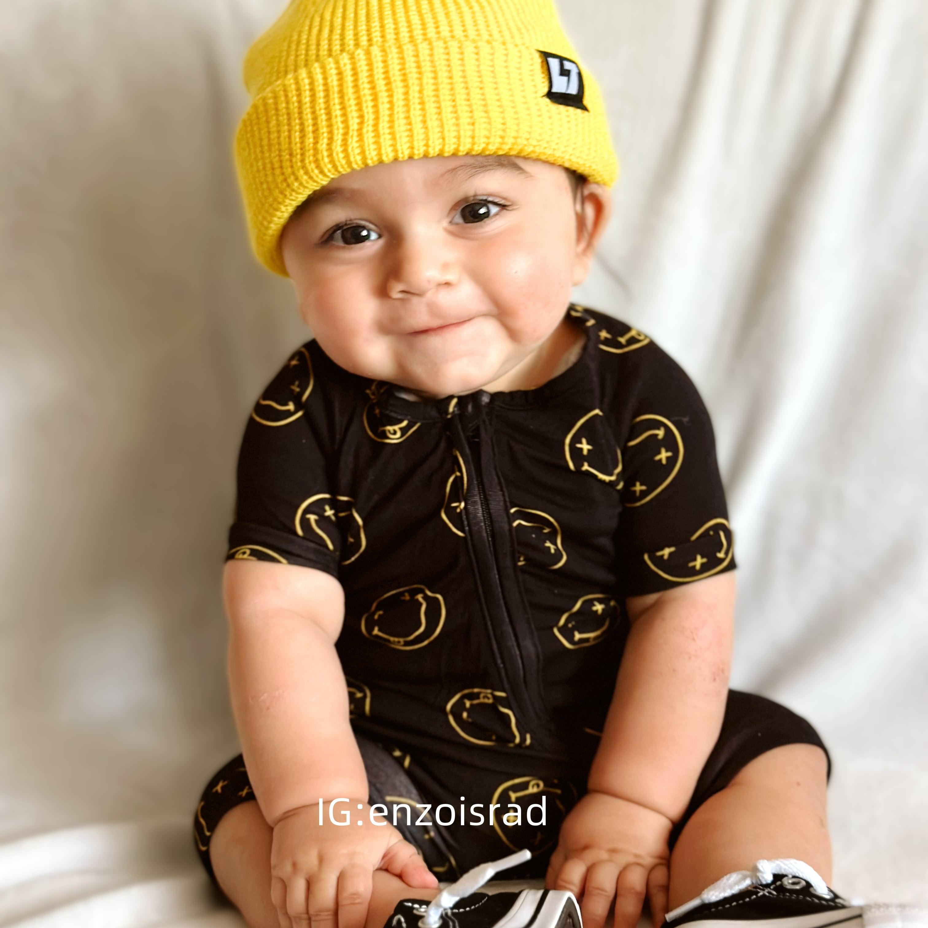 Newborn Happy Face Bamboo Sleeper