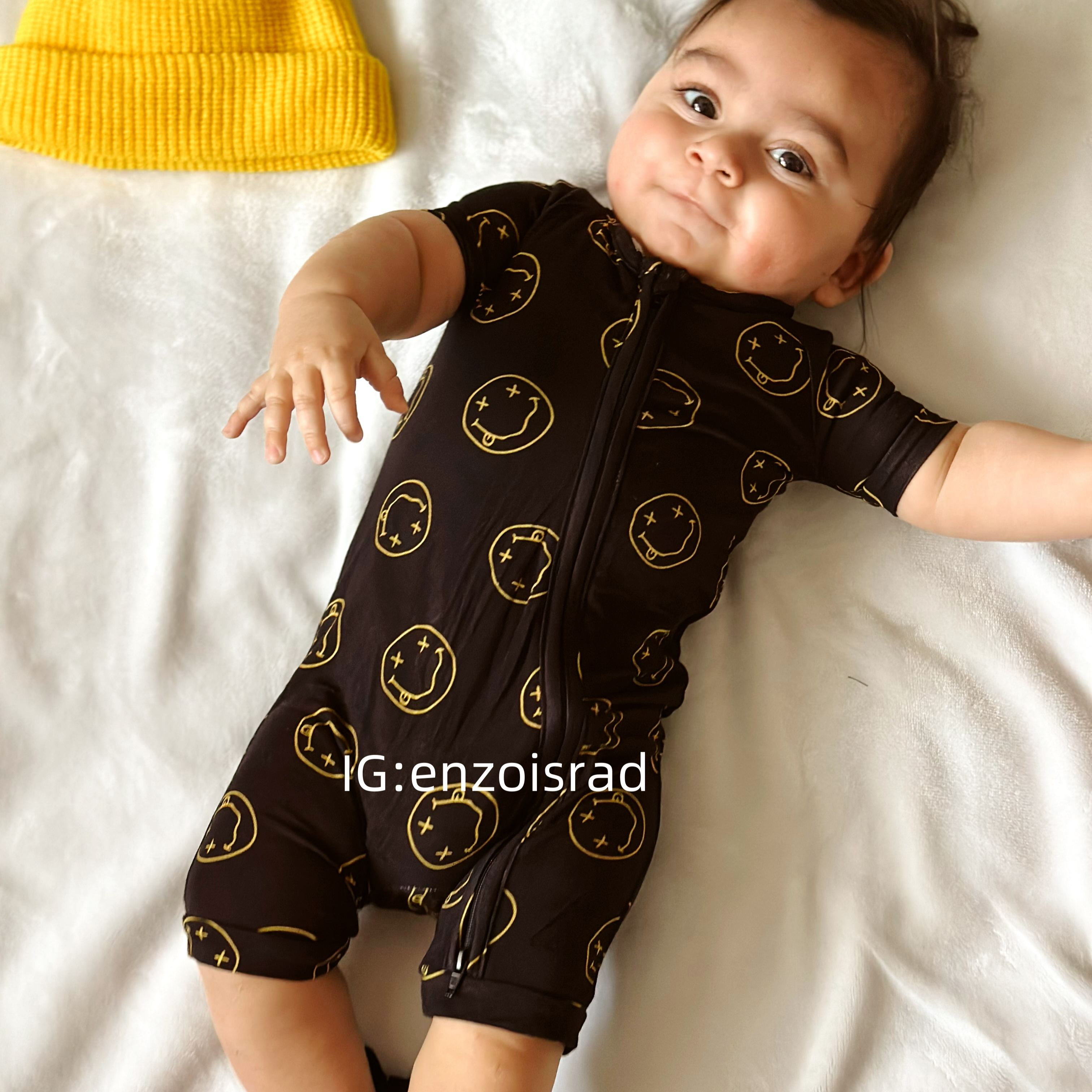 Newborn Happy Face Bamboo Sleeper