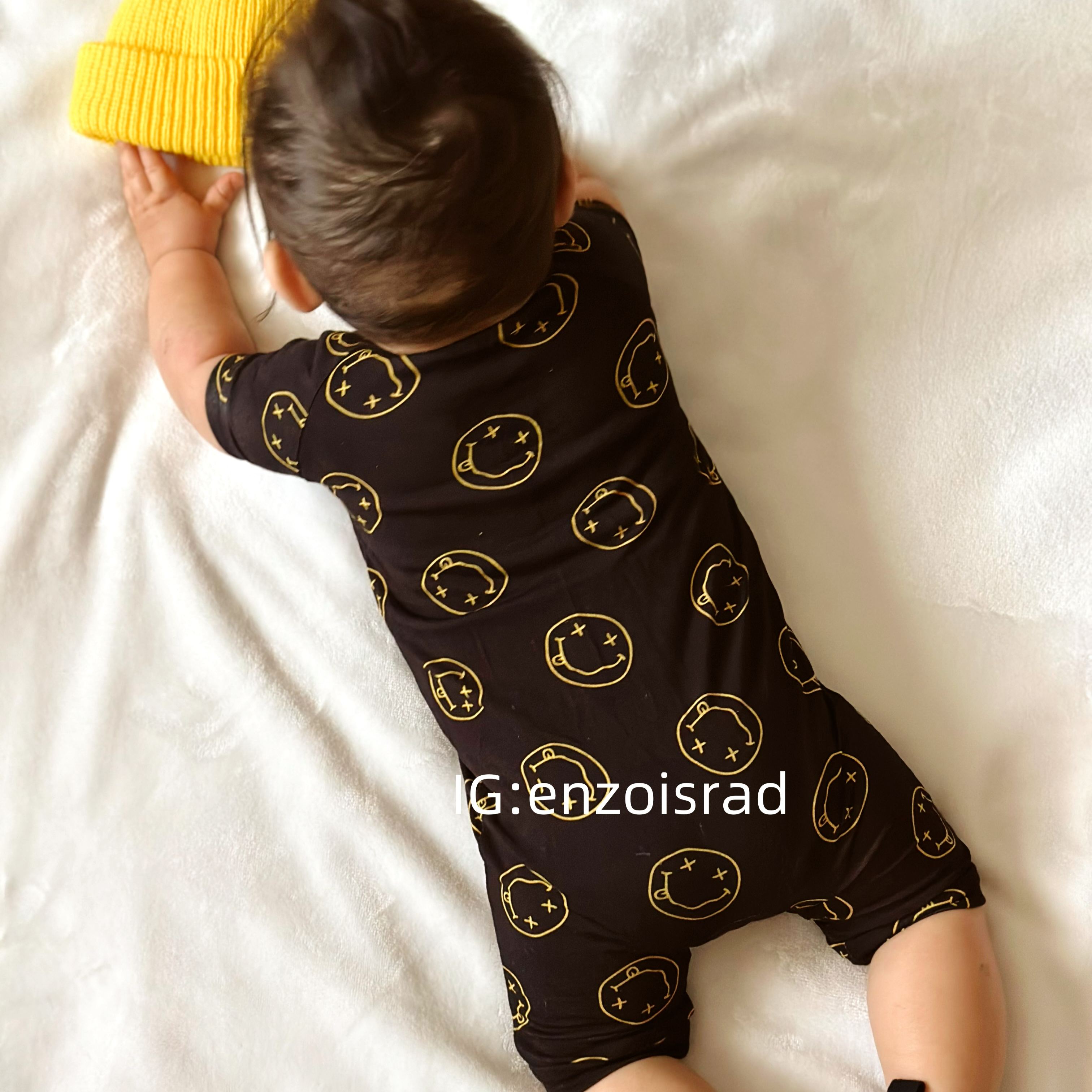 Newborn Happy Face Bamboo Sleeper