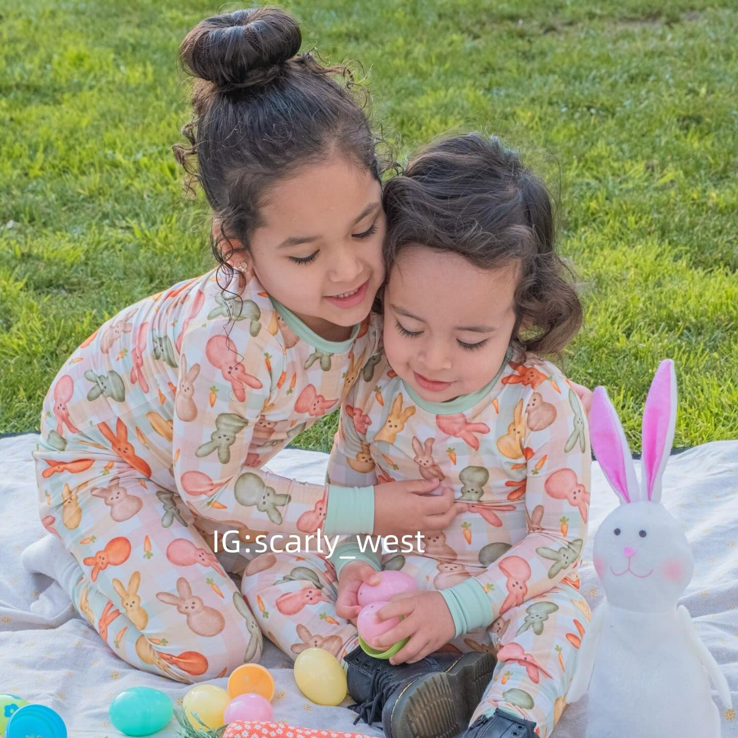 Kid Easter Bunny Bamboo Set ( 2-6Y )