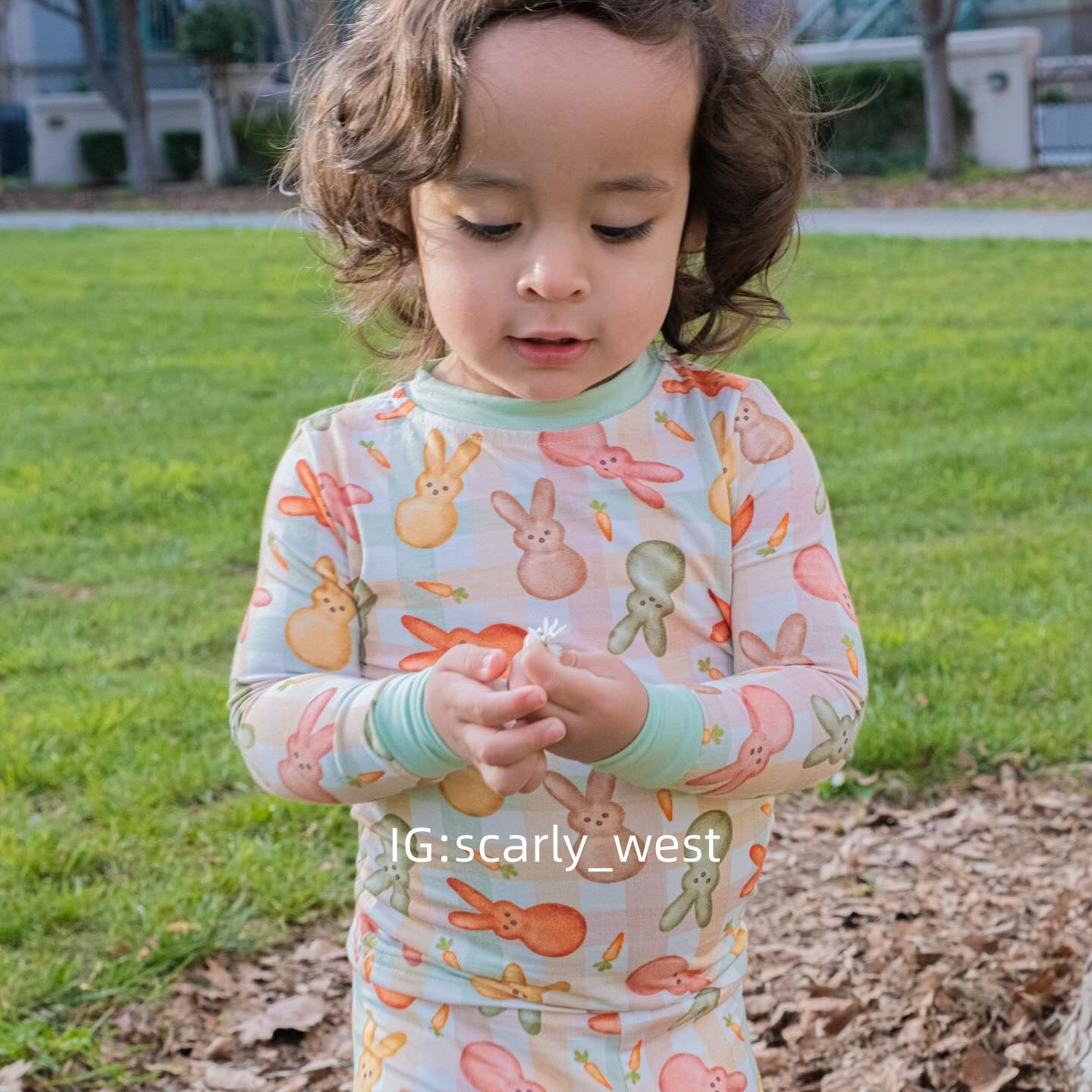 Kid Easter Bunny Bamboo Set ( 2-6Y )