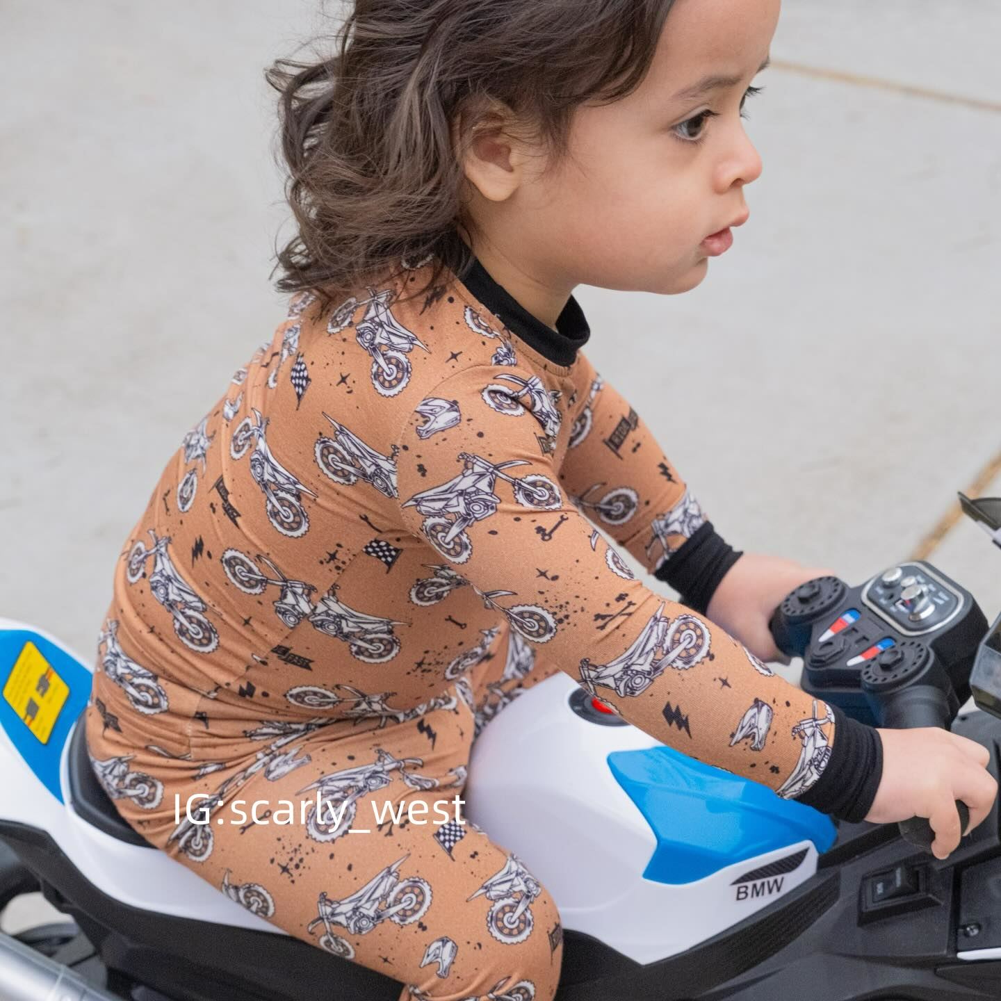 Kid Motorcycle Bamboo Set ( 2-6Y )