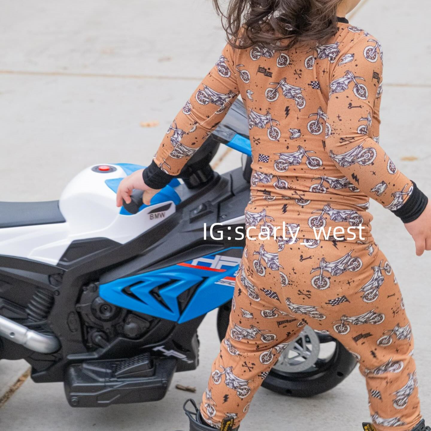 Kid Motorcycle Bamboo Set ( 2-6Y )