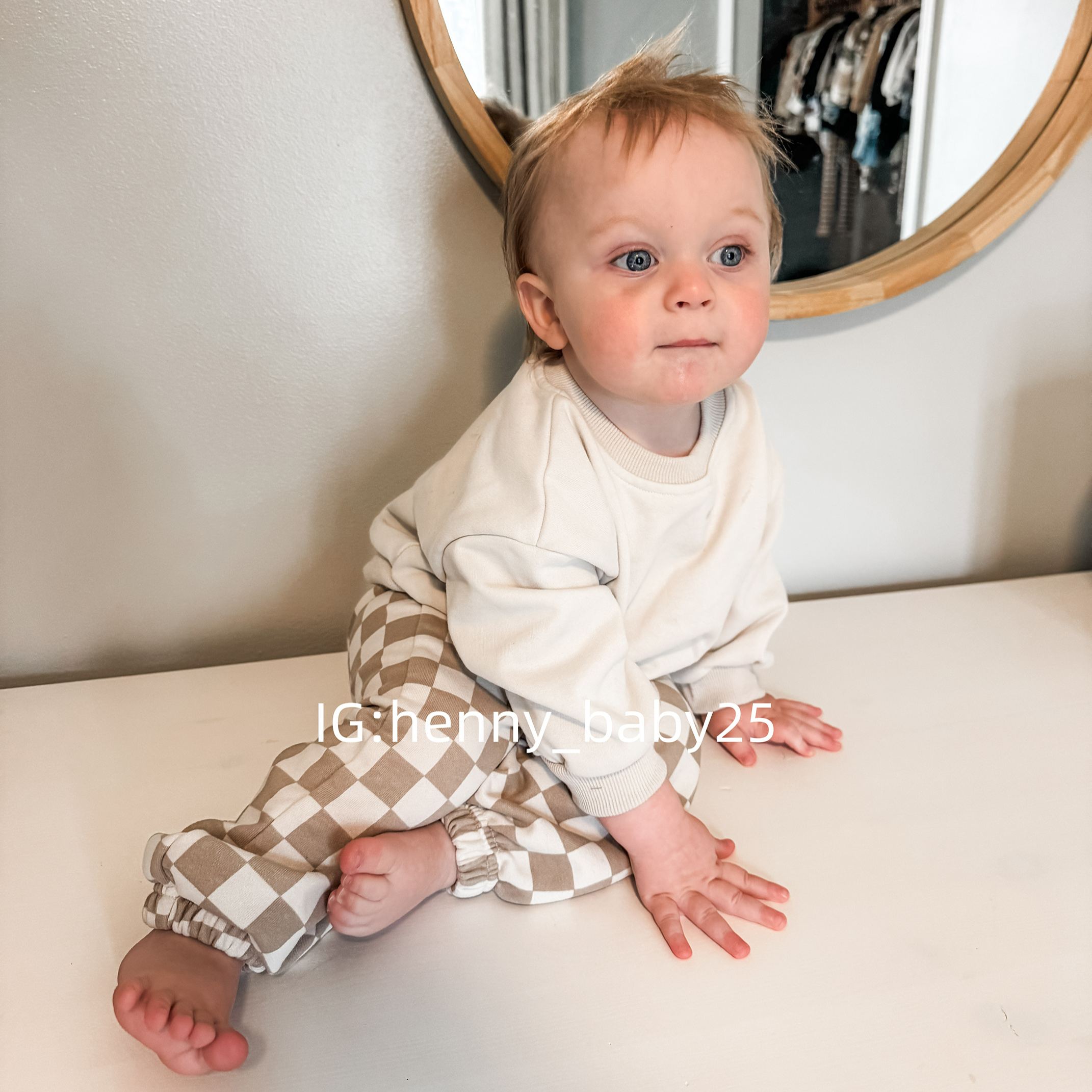 Baby Checkered Casual Set