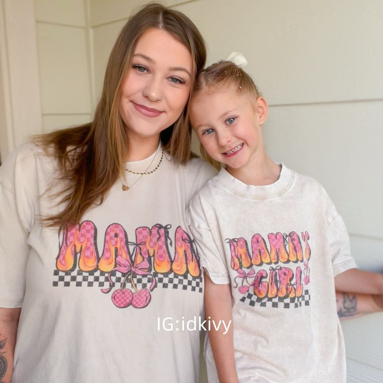 Mama And Mama's Girl Lightning Matching Clothing