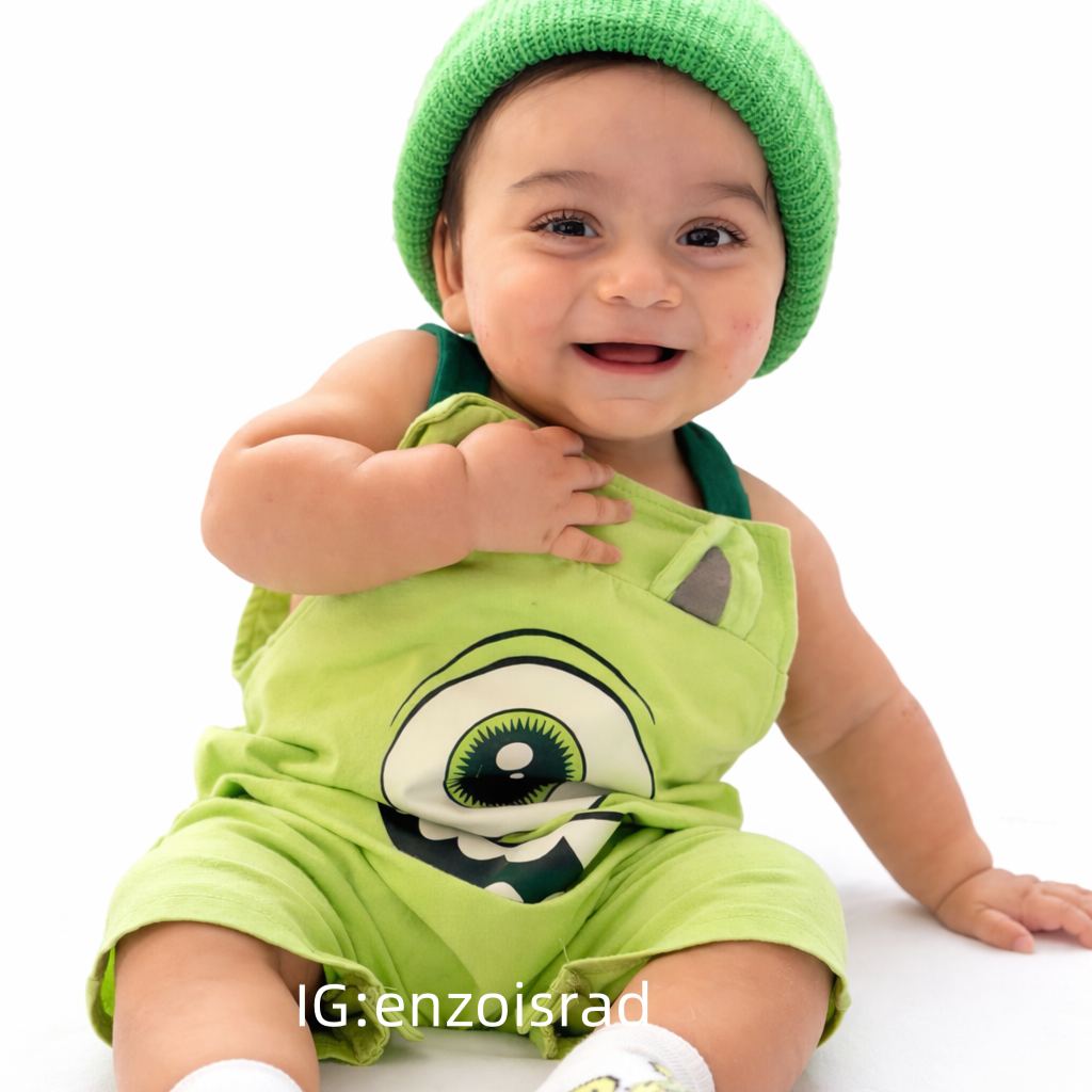 Baby Mike Wazowski Jumpsuit