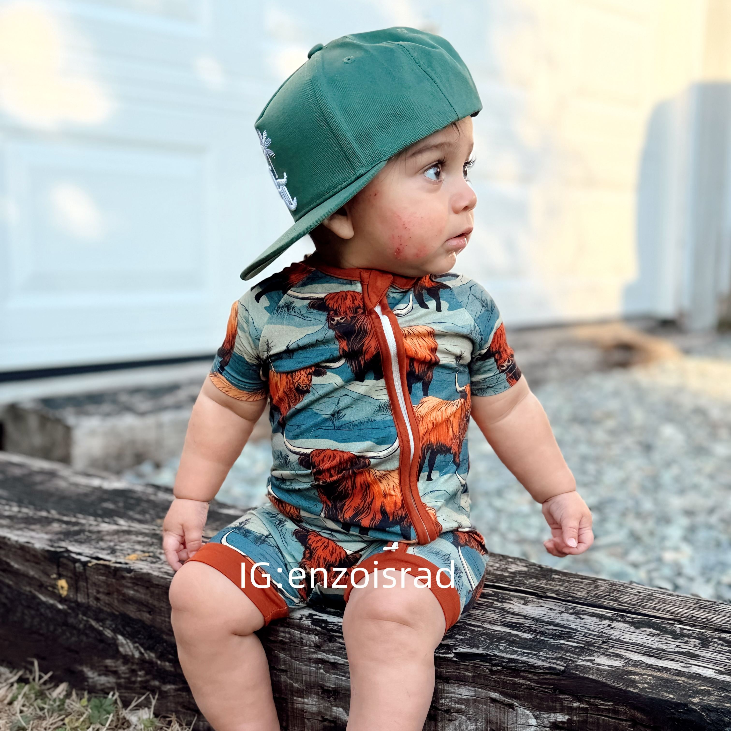Newborn Cowboy Bamboo Sleeper