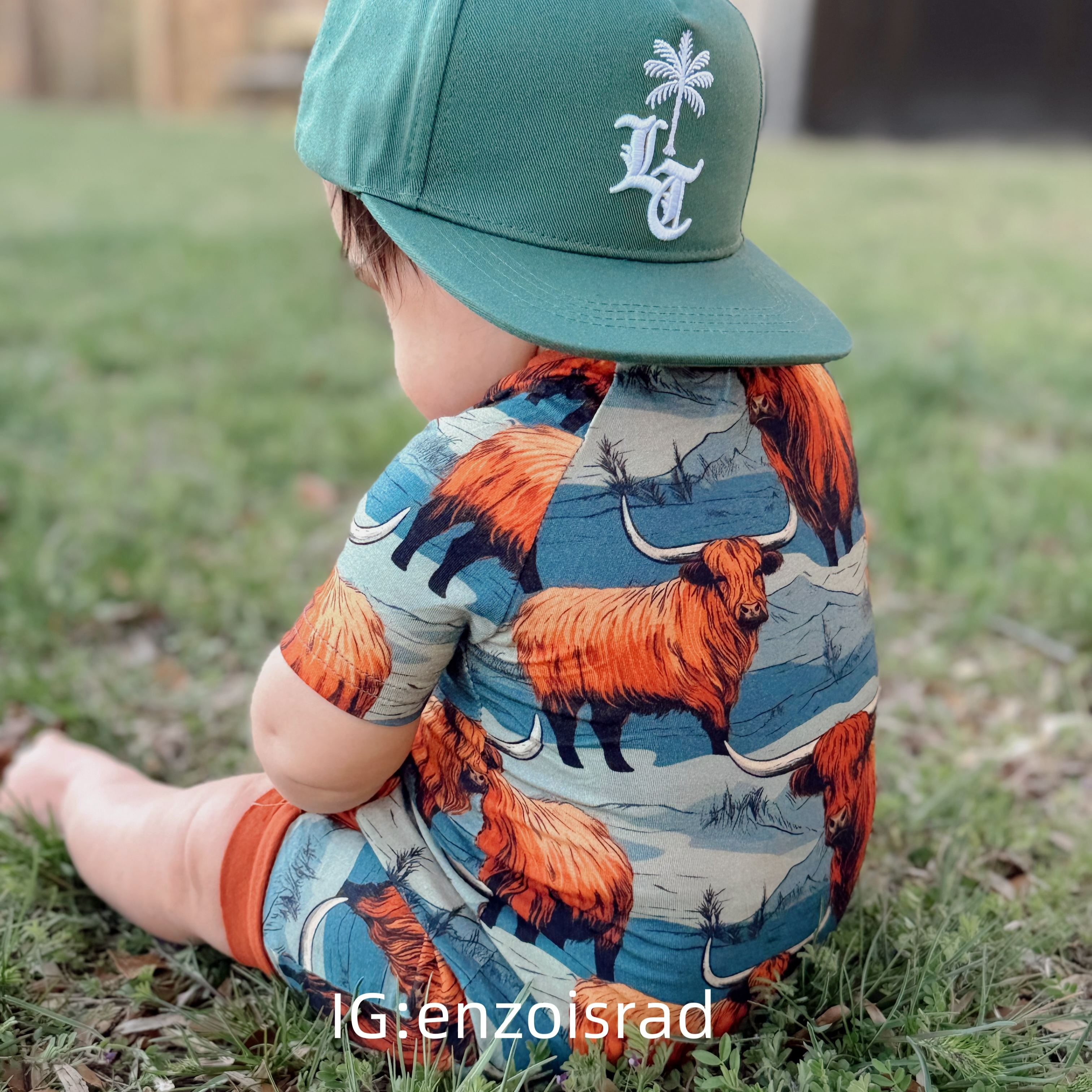 Newborn Cowboy Bamboo Sleeper