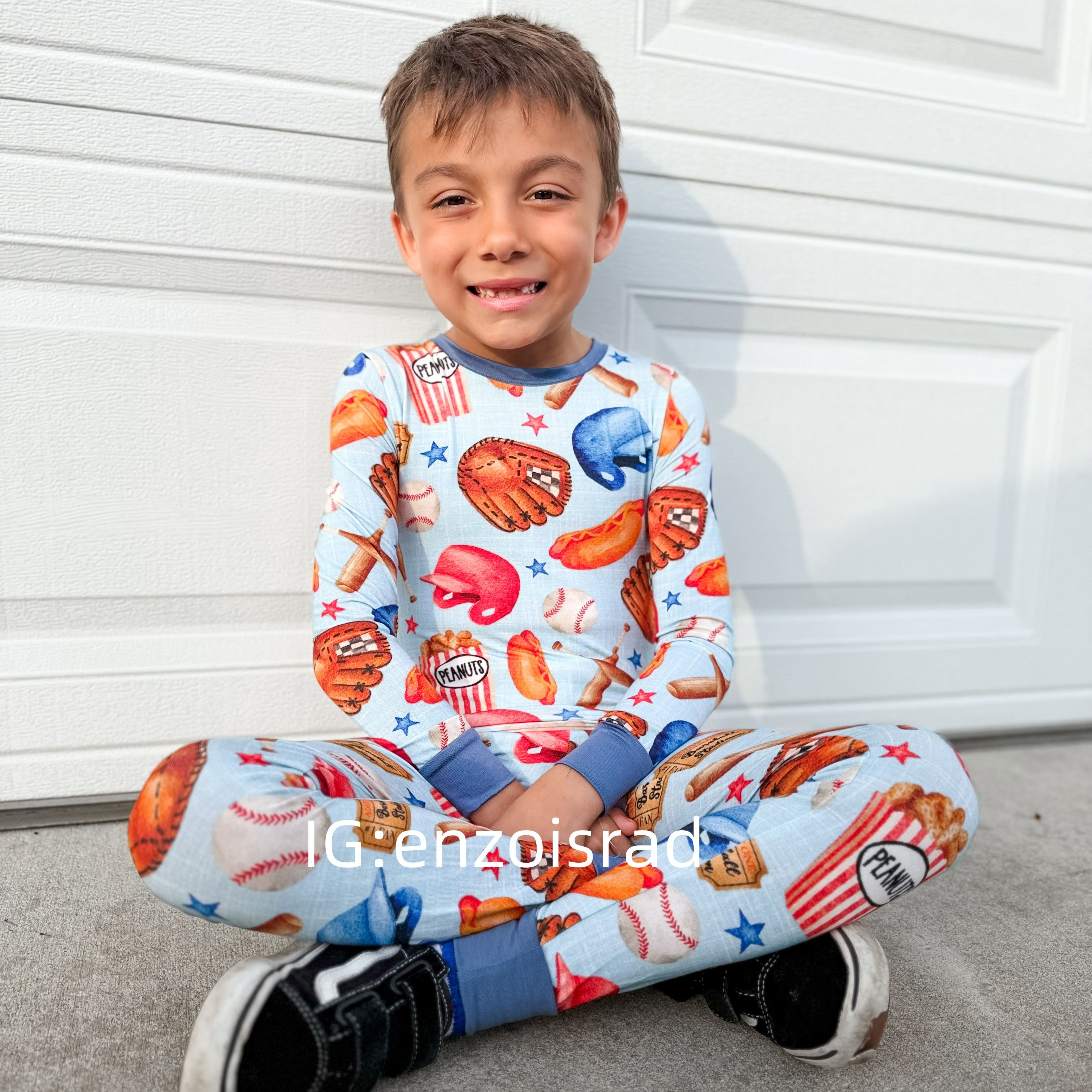 Kid Baseball Bamboo Set ( 2-6Y )