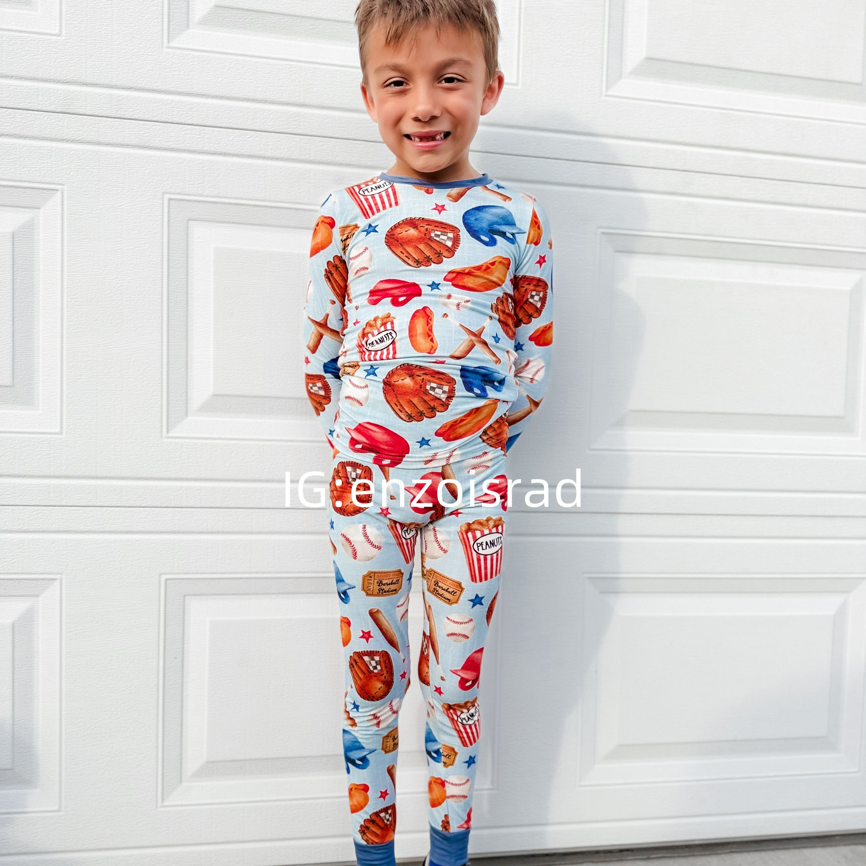 Kid Baseball Bamboo Set ( 2-6Y )
