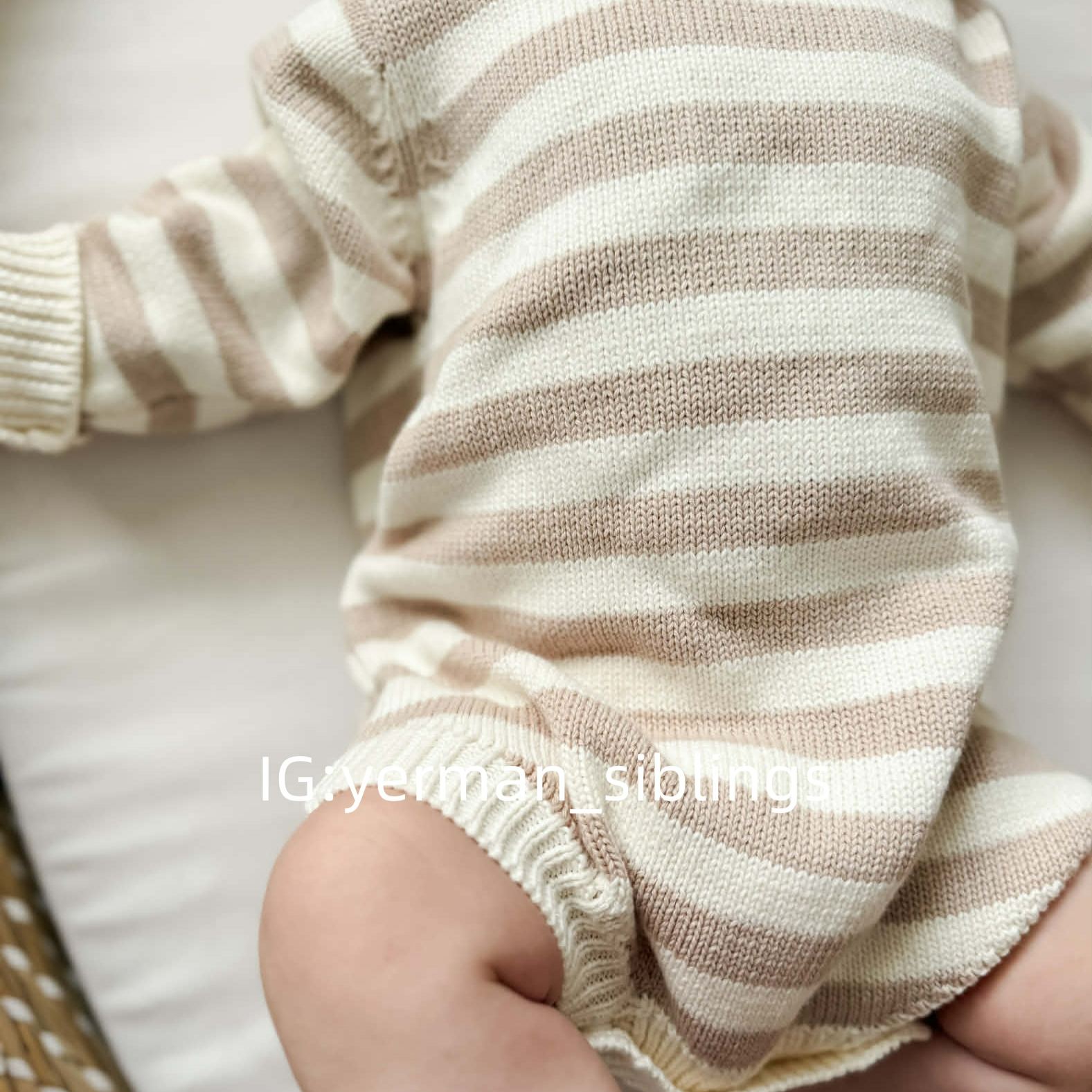 Newborn Stripe Knitting Sweater