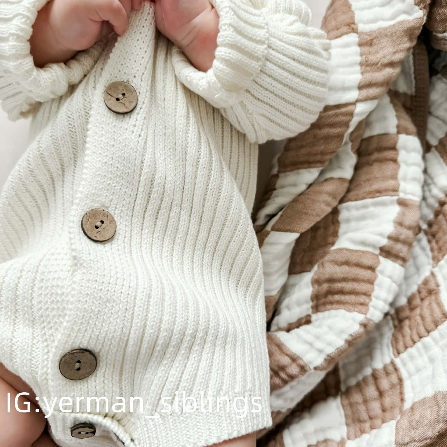 Newborn Knitting Solid Romper